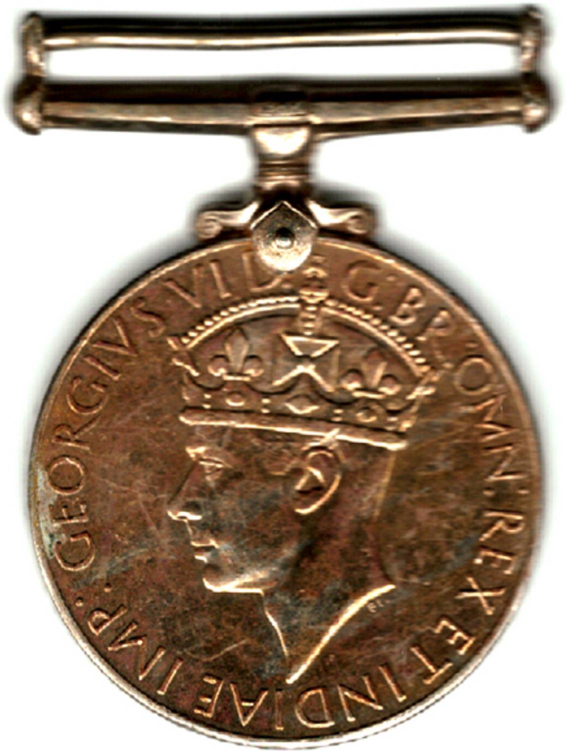 Hariom 1939-1945 - GEORGE VI WAR MEDAL COPPER-NICKEL - WT32.3 GRAM