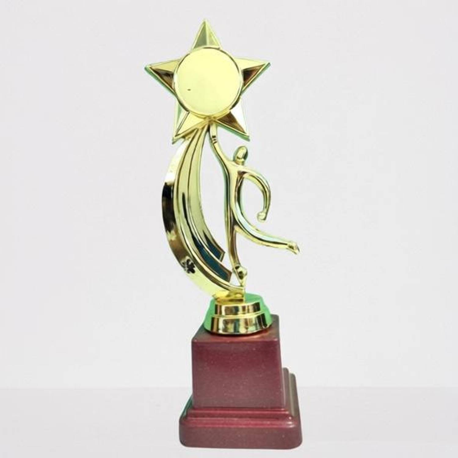 Afiya International Metallic Fiber Star Golden Winning Trophy/Award for Winners (21.50) Trophy