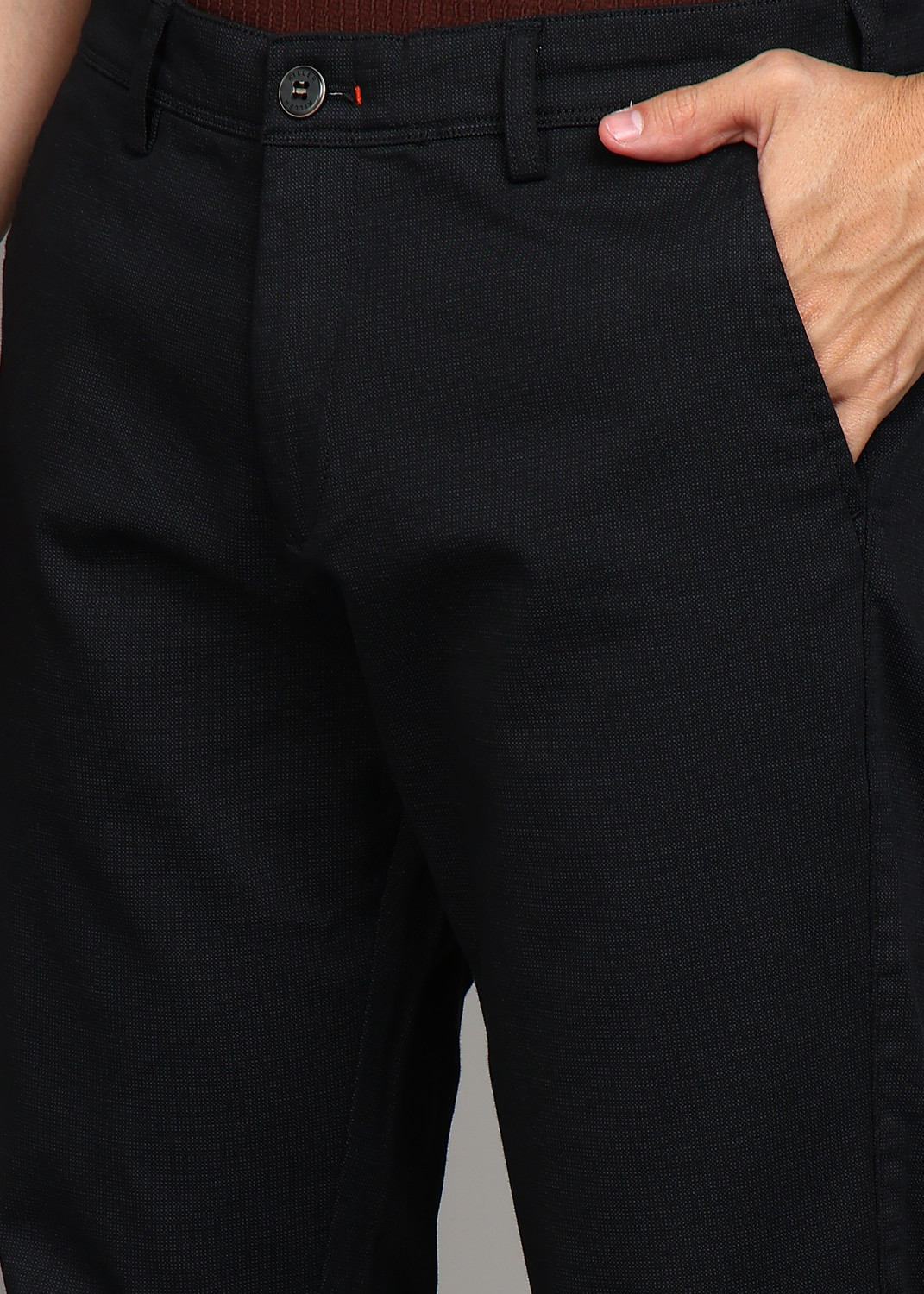 Image of KILLER Slim Fit Men Black Trousers