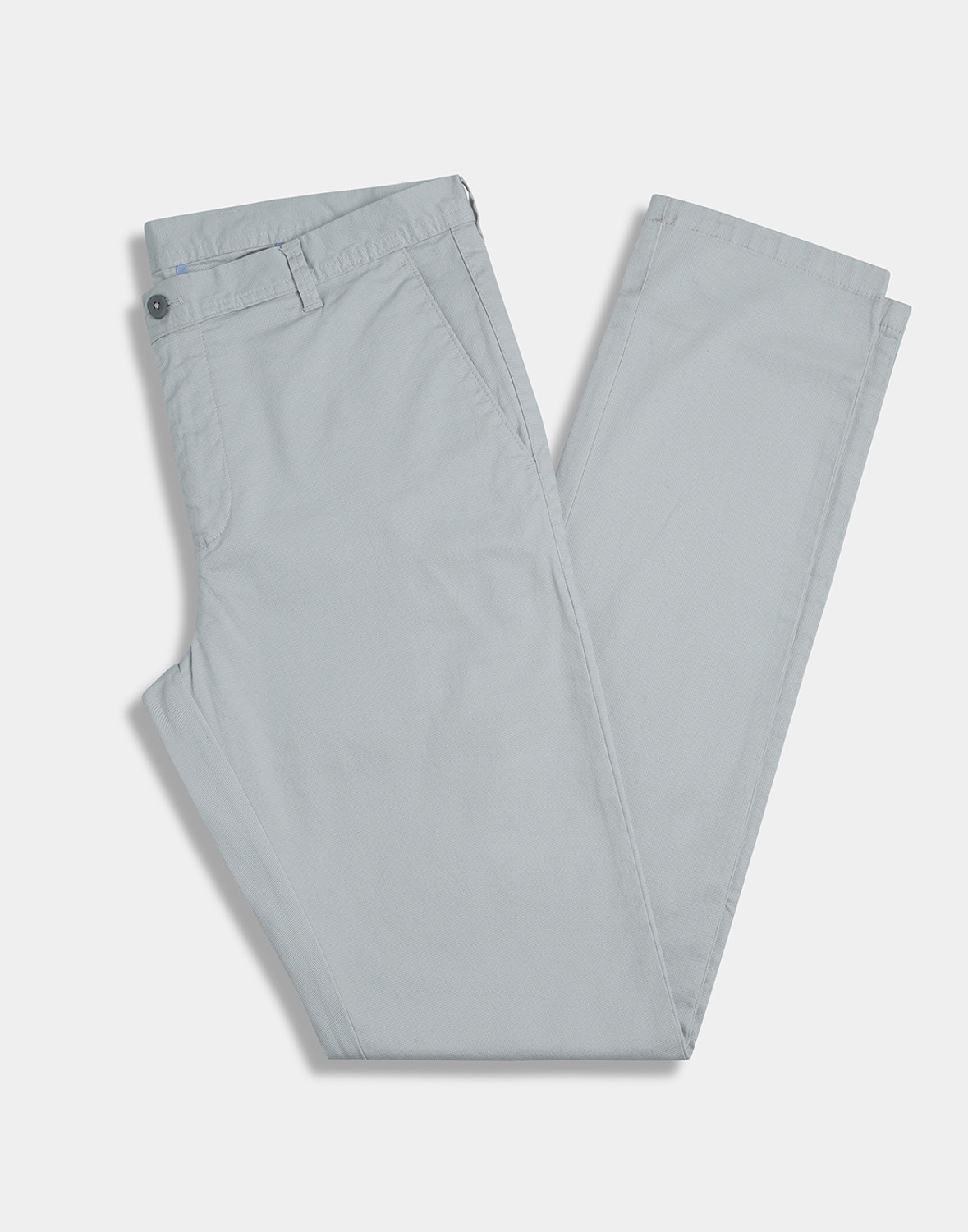 Image of Blackberrys Slim Fit Men Blue Trousers