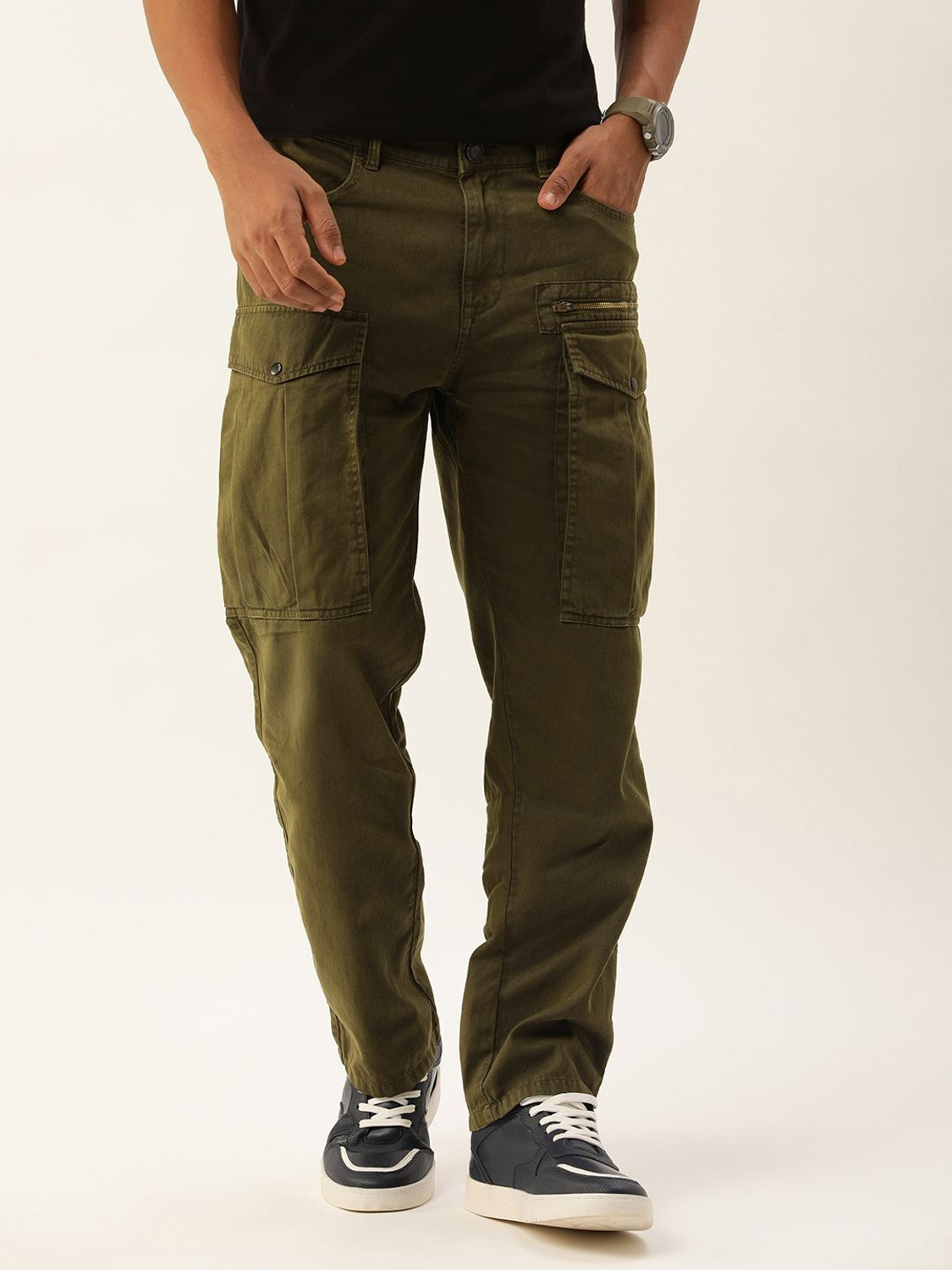 Image of Bene Kleed Men Green Trousers