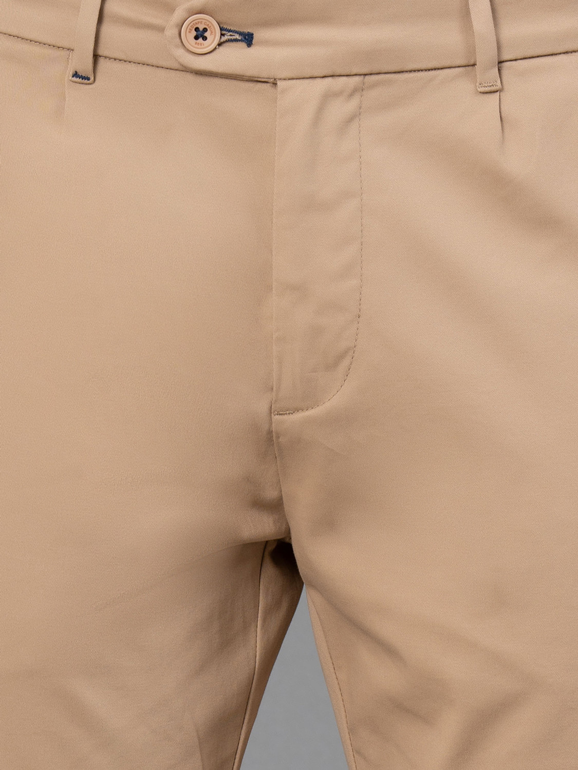 Image of RED TAPE Relaxed Men Khaki Trousers