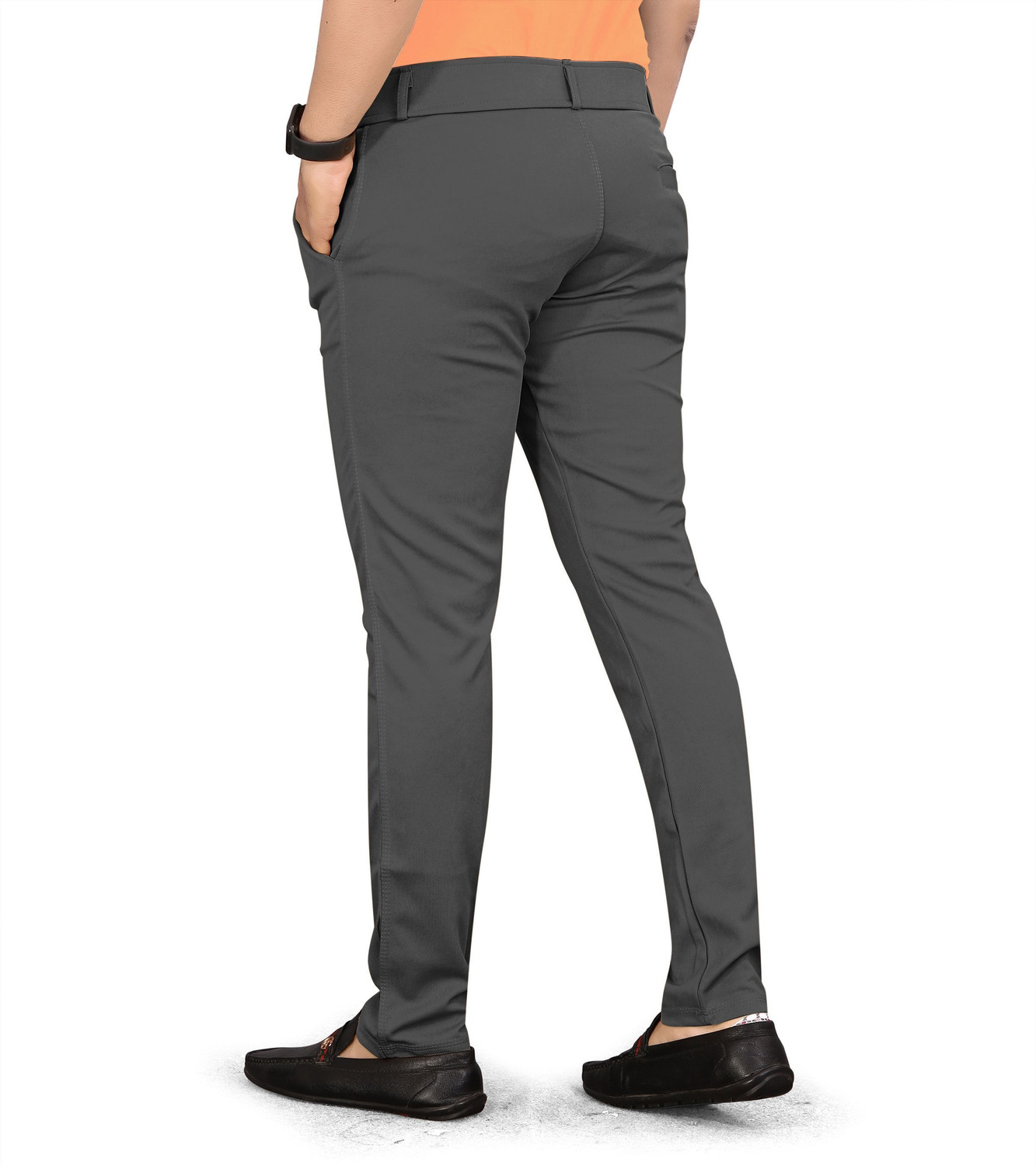 Image of lapataclub Relaxed Men Grey Trousers