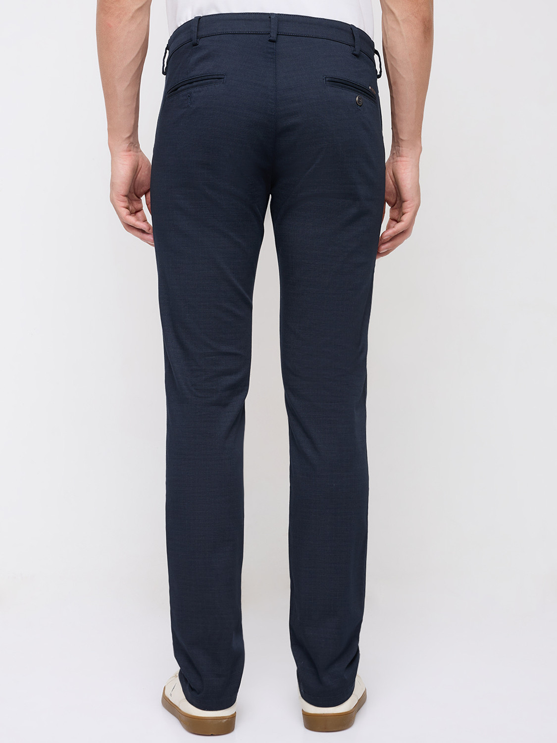 Image of KILLER Slim Fit Men Dark Blue Trousers