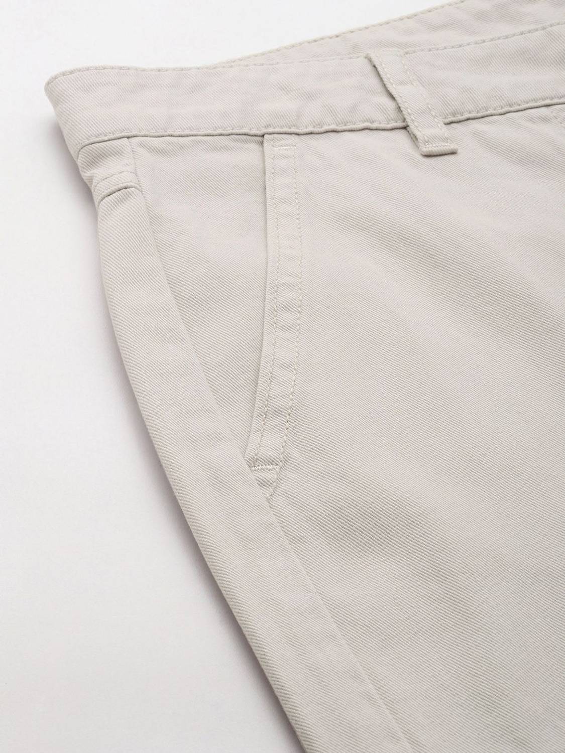 Roadster Men White Regular Fit Trousers - Image 5