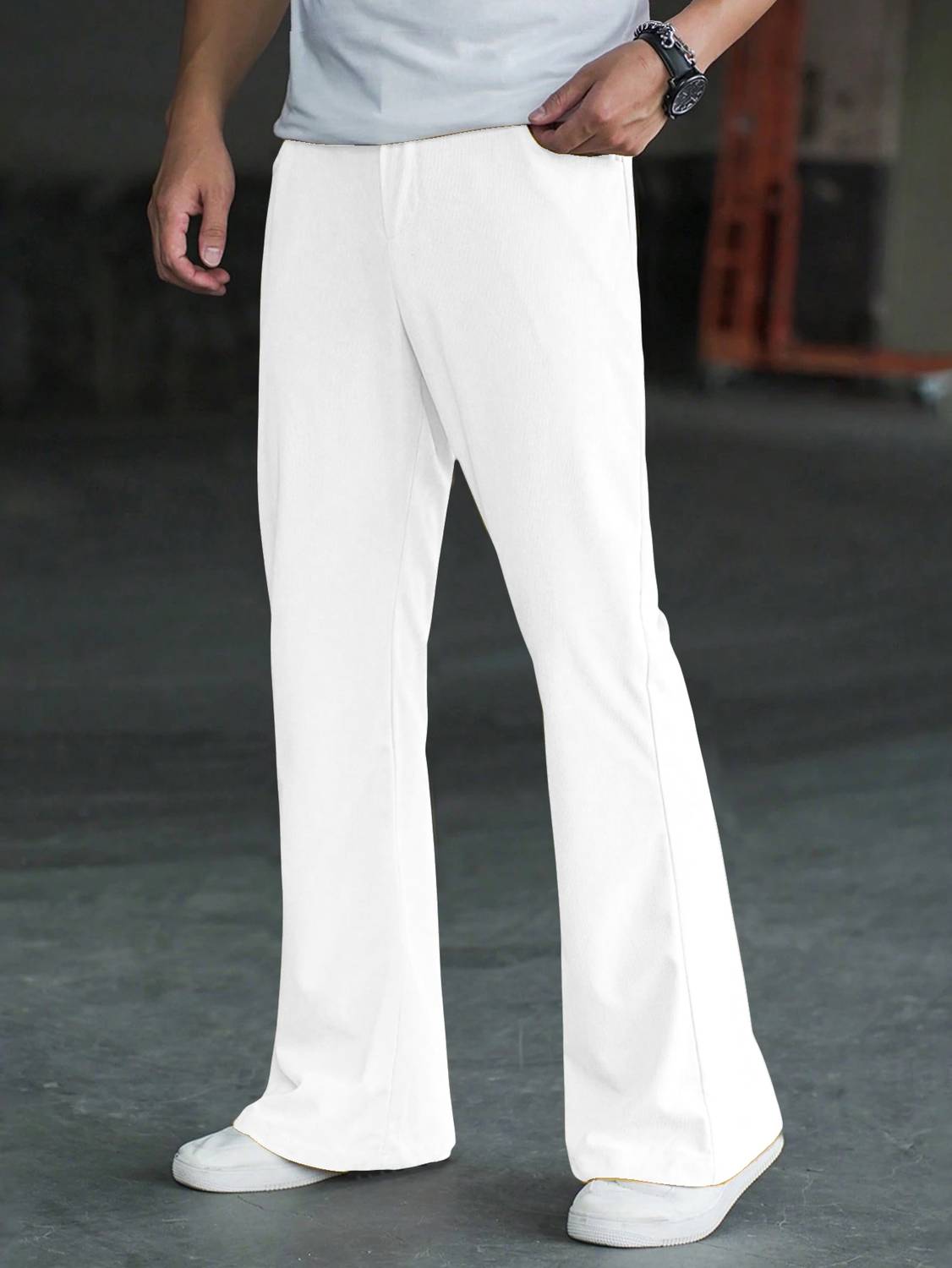 Rajovati Men White Trousers - Image 1
