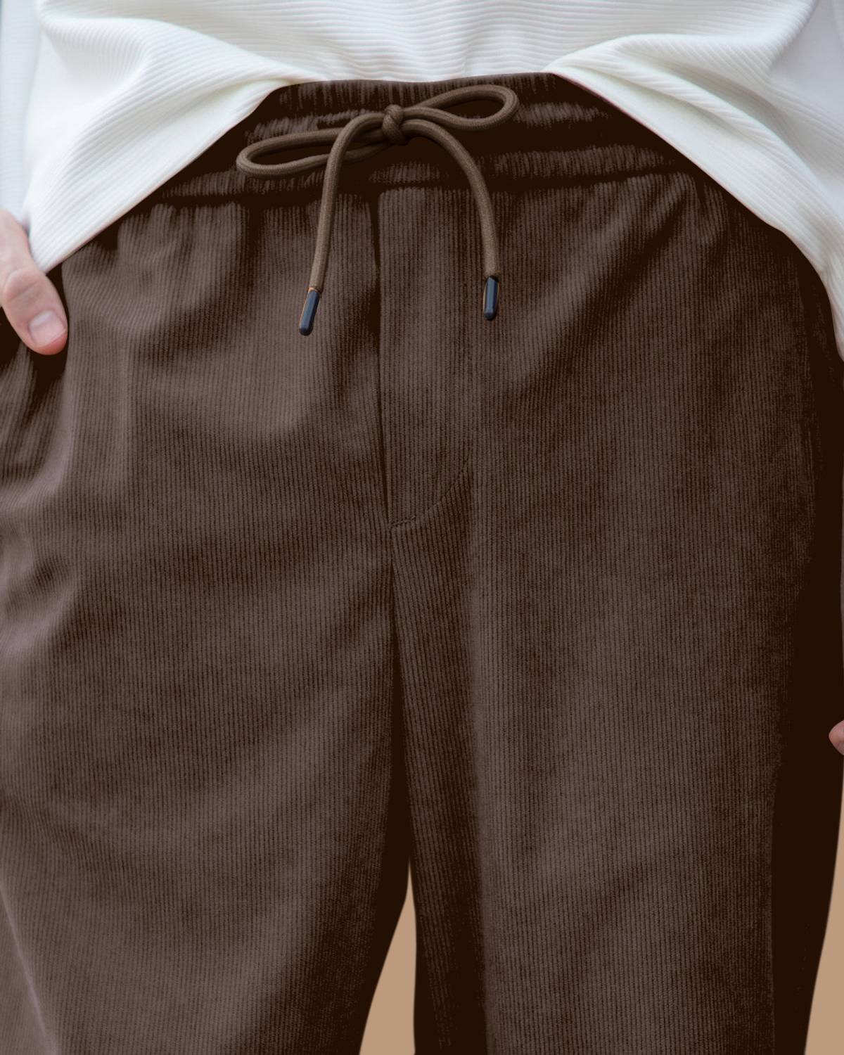 INDICLUB Relaxed Men Brown Trousers - Image 4