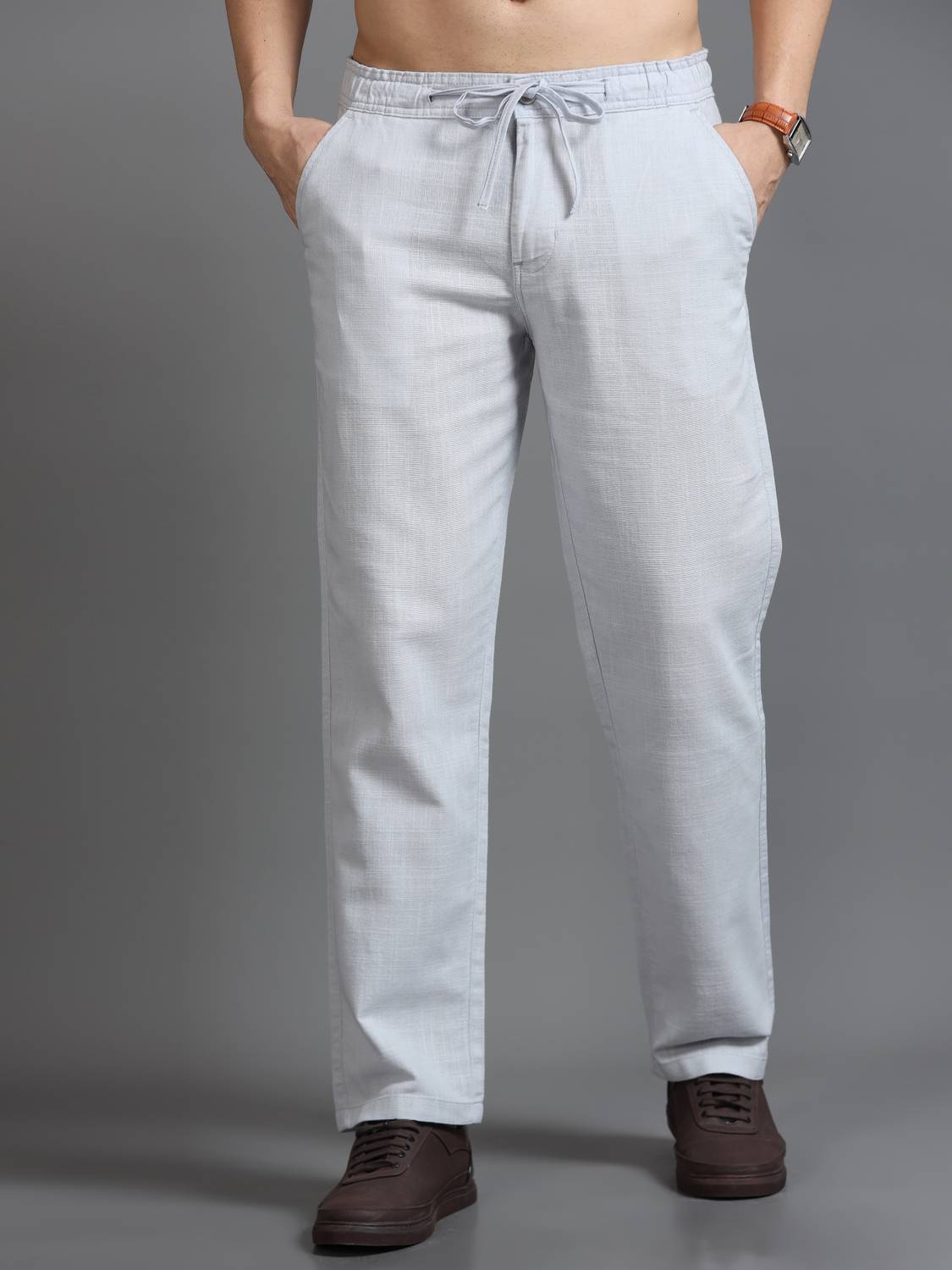 ReSLAG Relaxed Men White Trousers