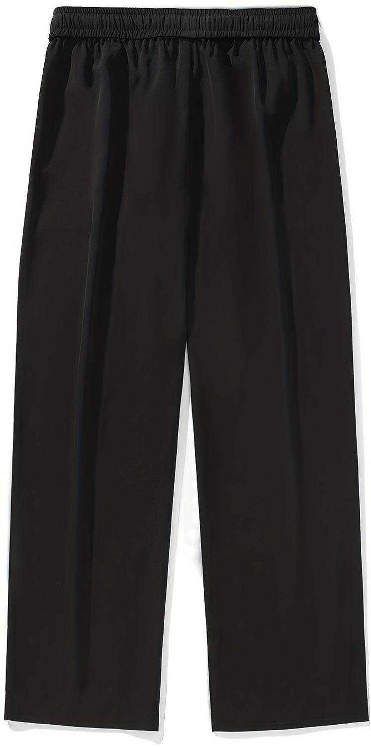 Dockstreet Loose Fit Men Black Trousers - Image 5
