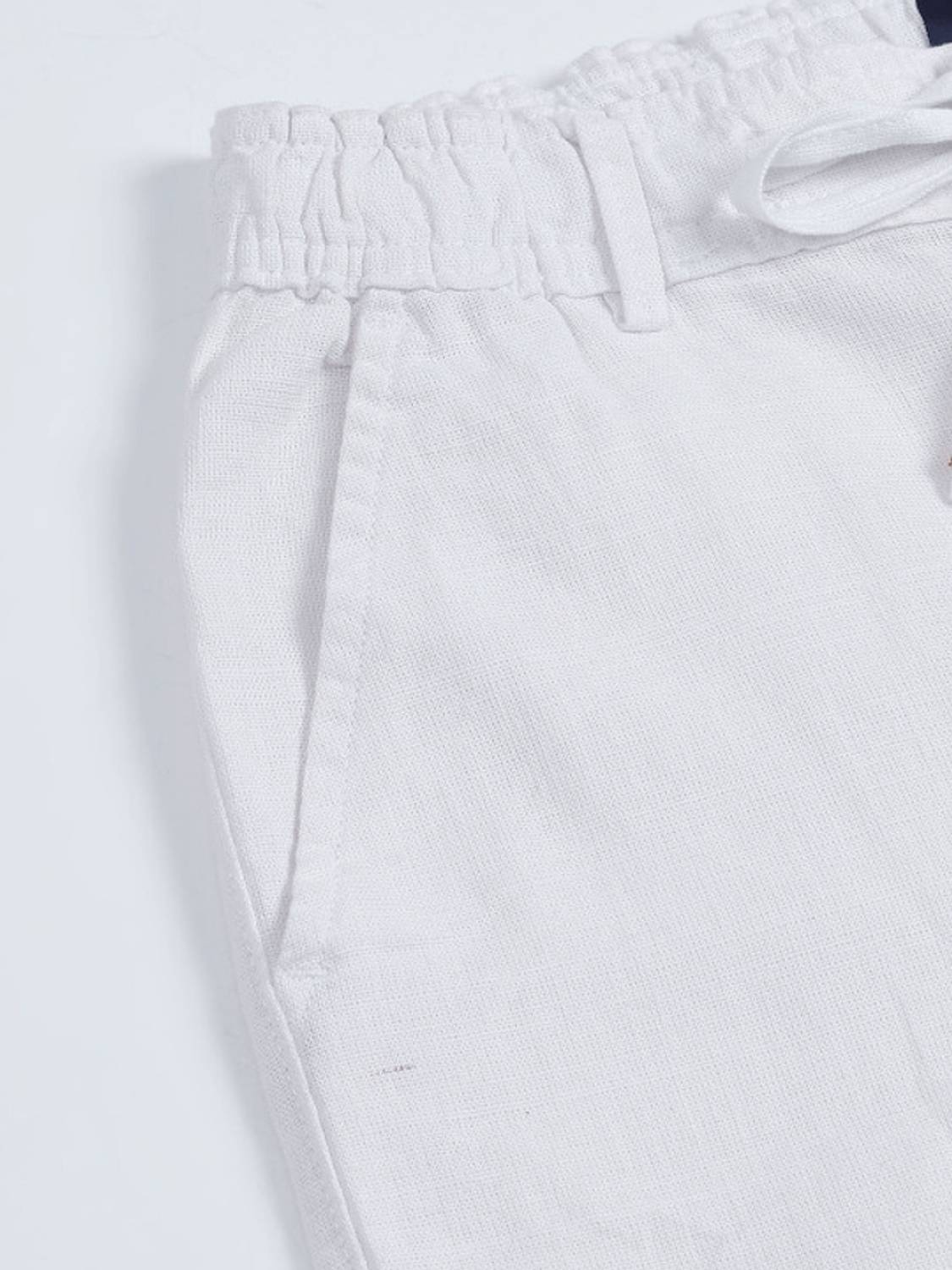METRONAUT Relaxed Men White Trousers - Image 4