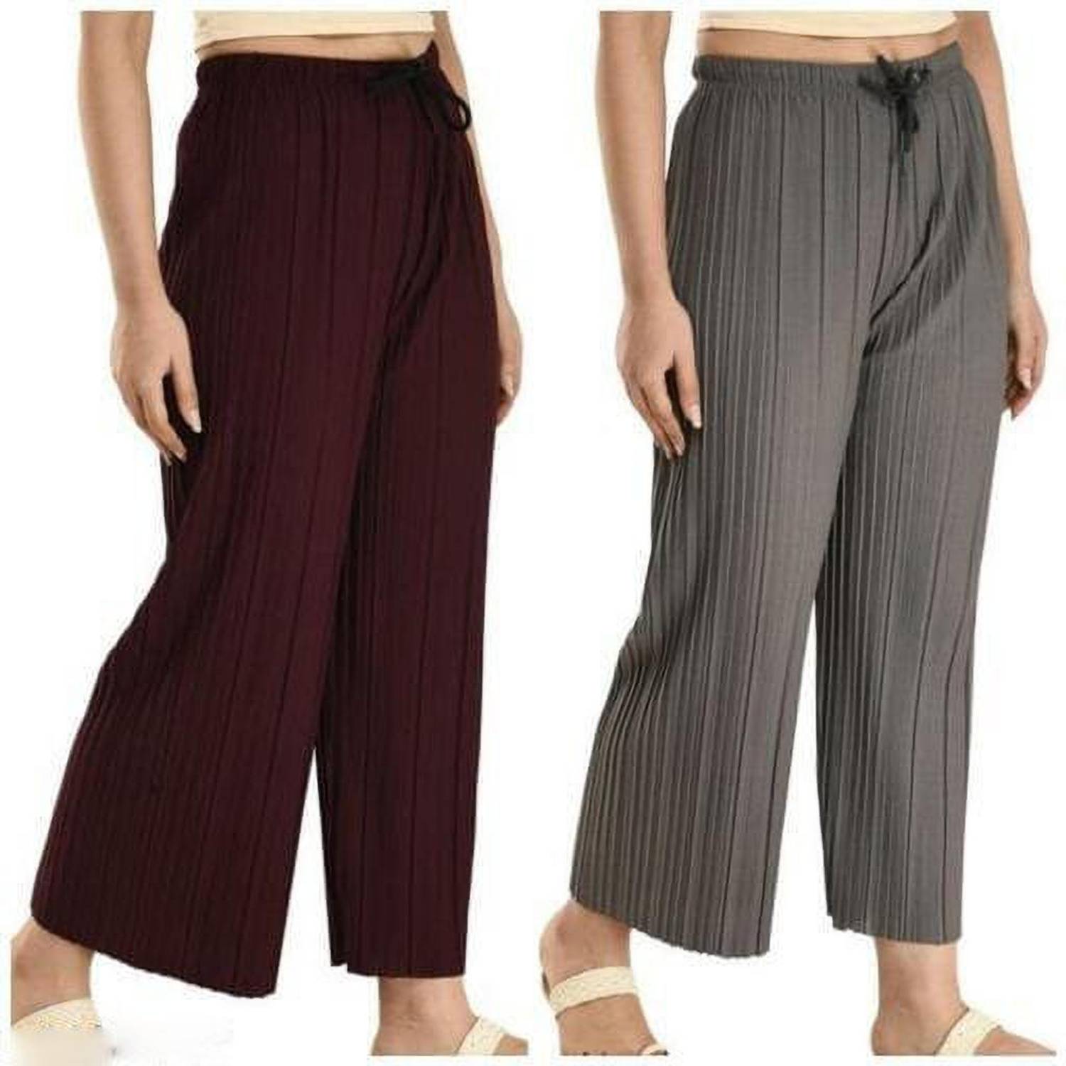 Eminent Enterprise Regular Fit Women Black, Grey Trousers