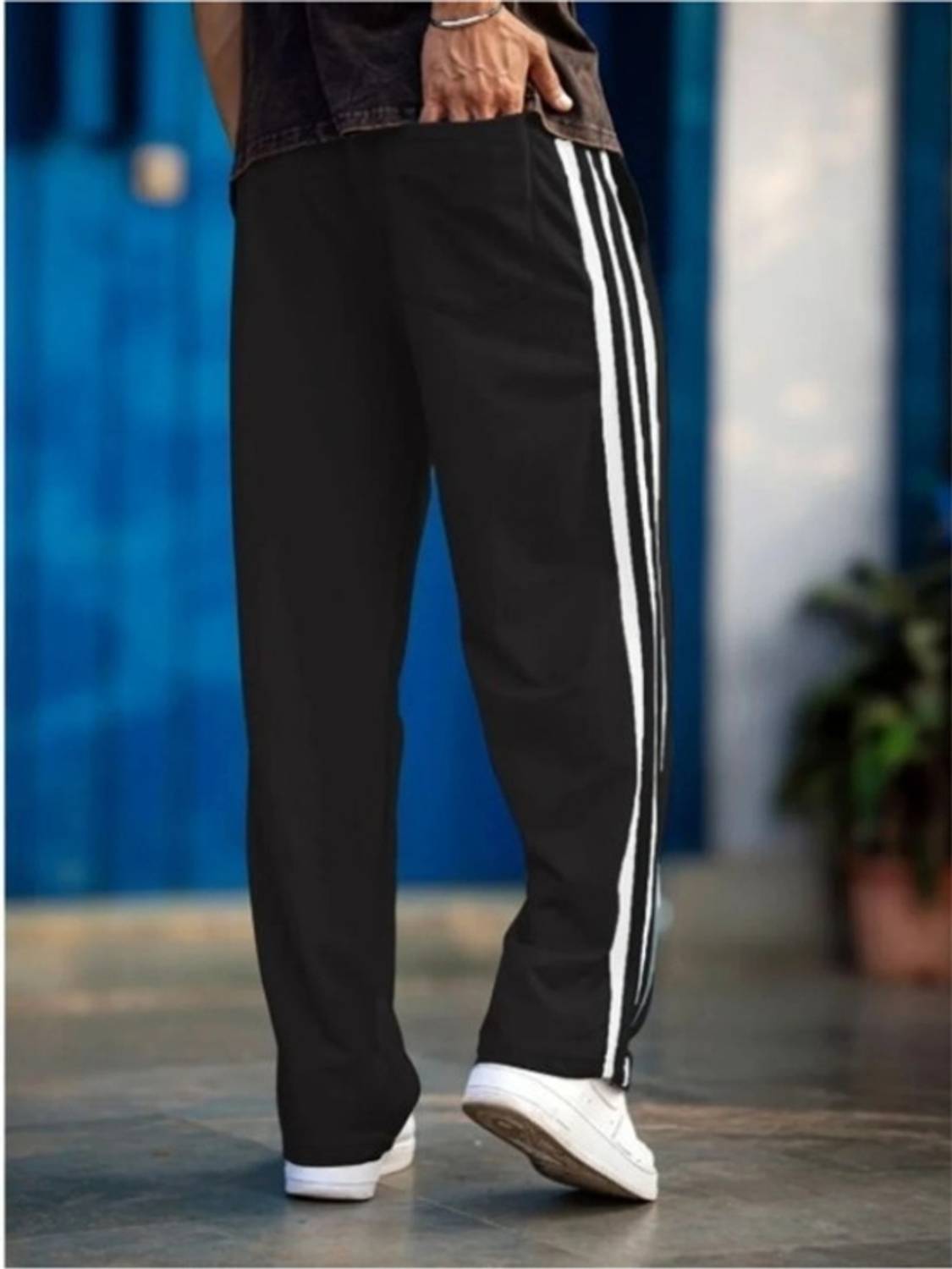 burianberry Straight Fit Black Trousers - Image 2