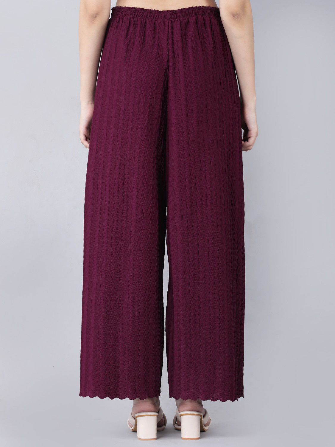 Image of IRHA Relaxed Women Blue, Purple Trousers
