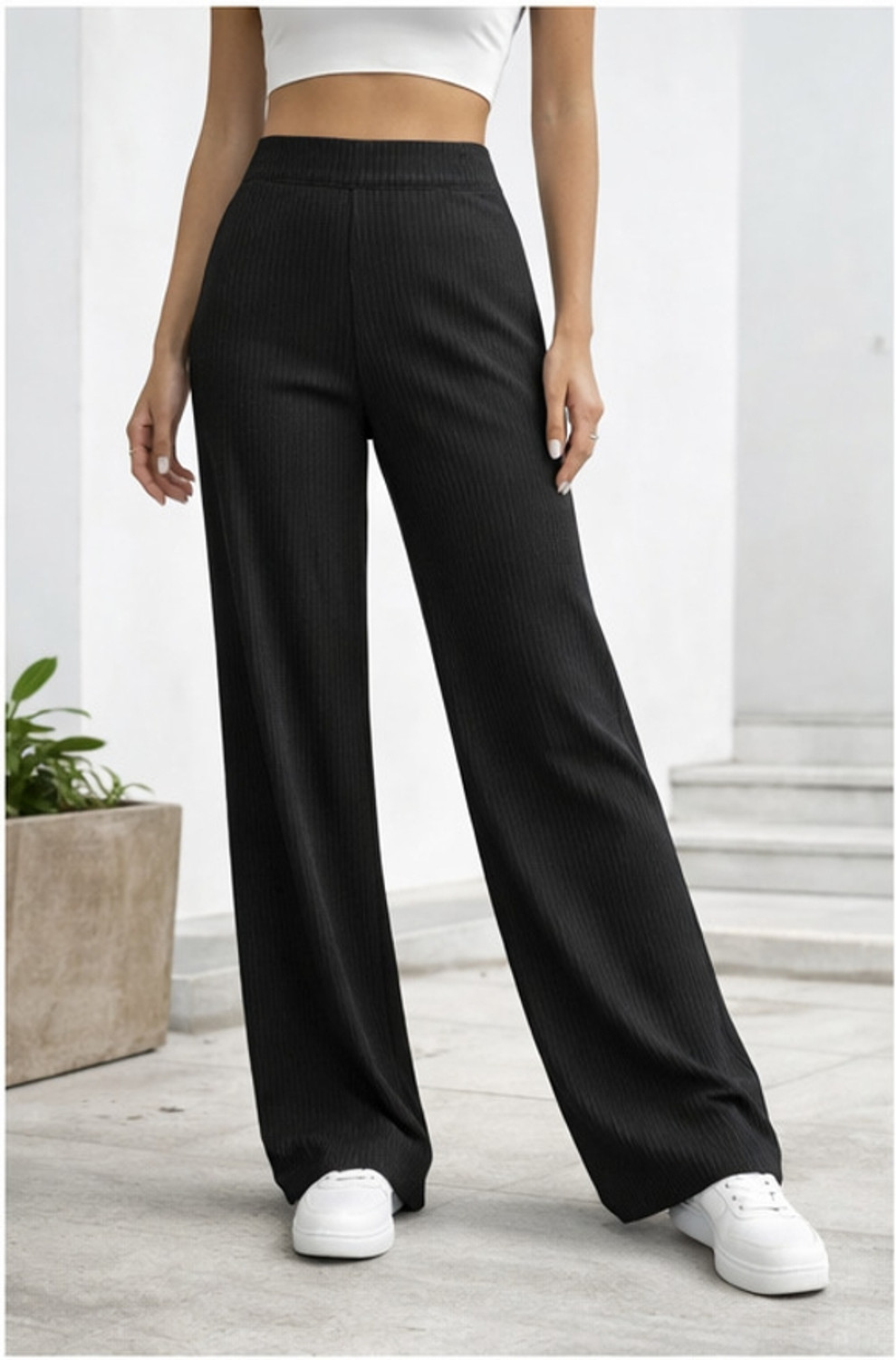 Image of Fabflee Relaxed Women Multicolor Trousers