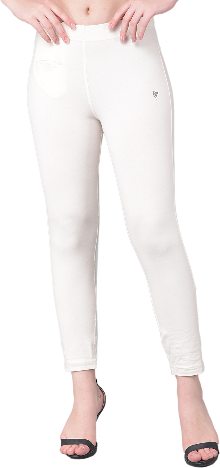Image of Comfort Lady Regular Fit Women Cream Trousers