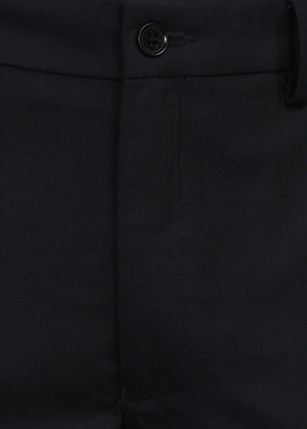 Image of VAN HEUSEN Slim Fit Men Black Trousers