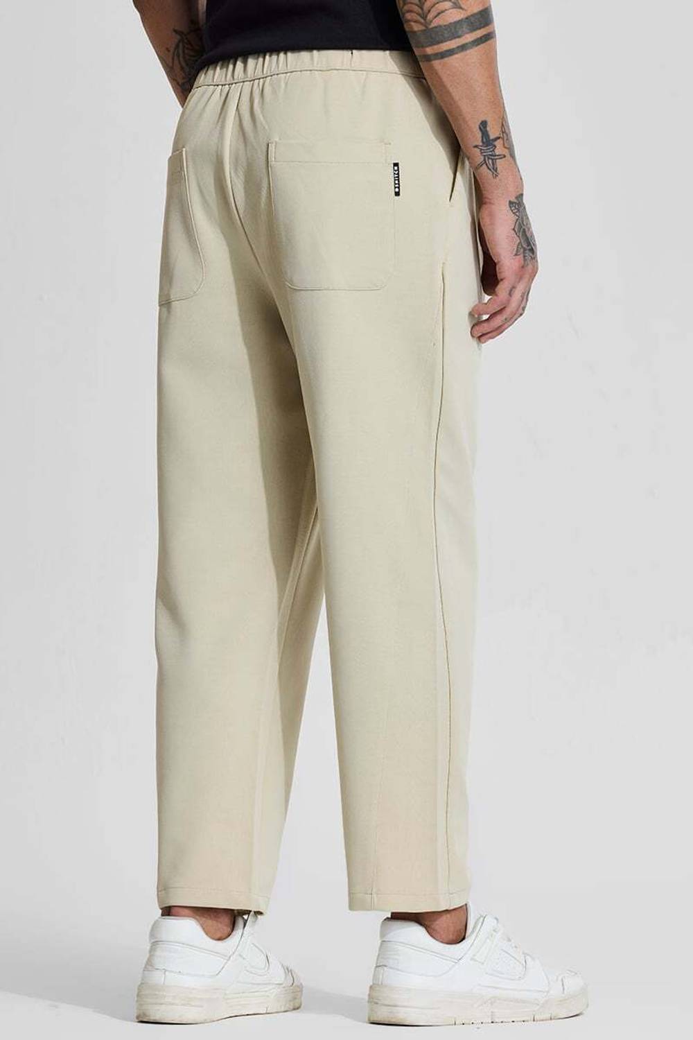 Snitch Relaxed Beige Trousers - Image 3