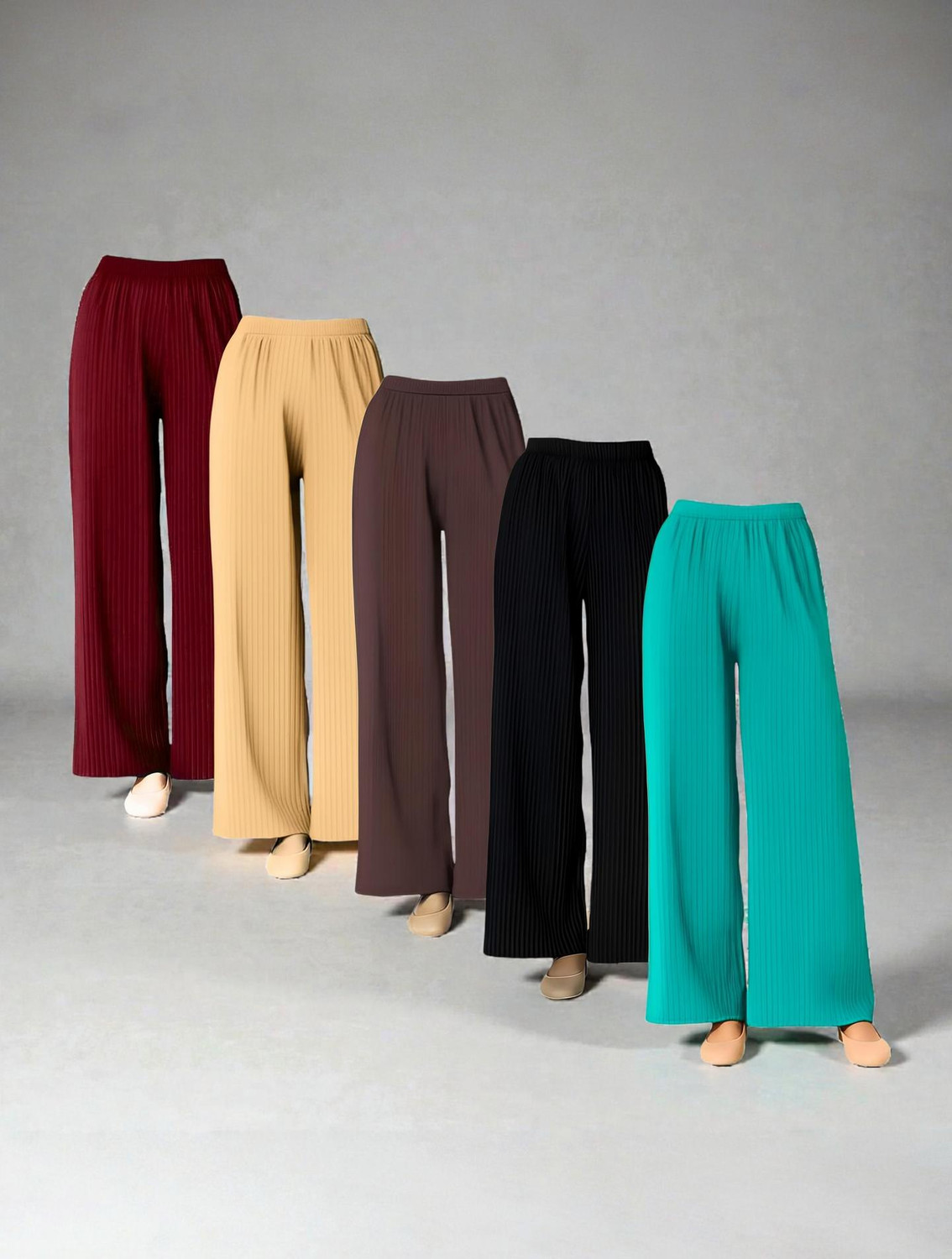 Firdous Comfort Fit Women Multicolor Trousers