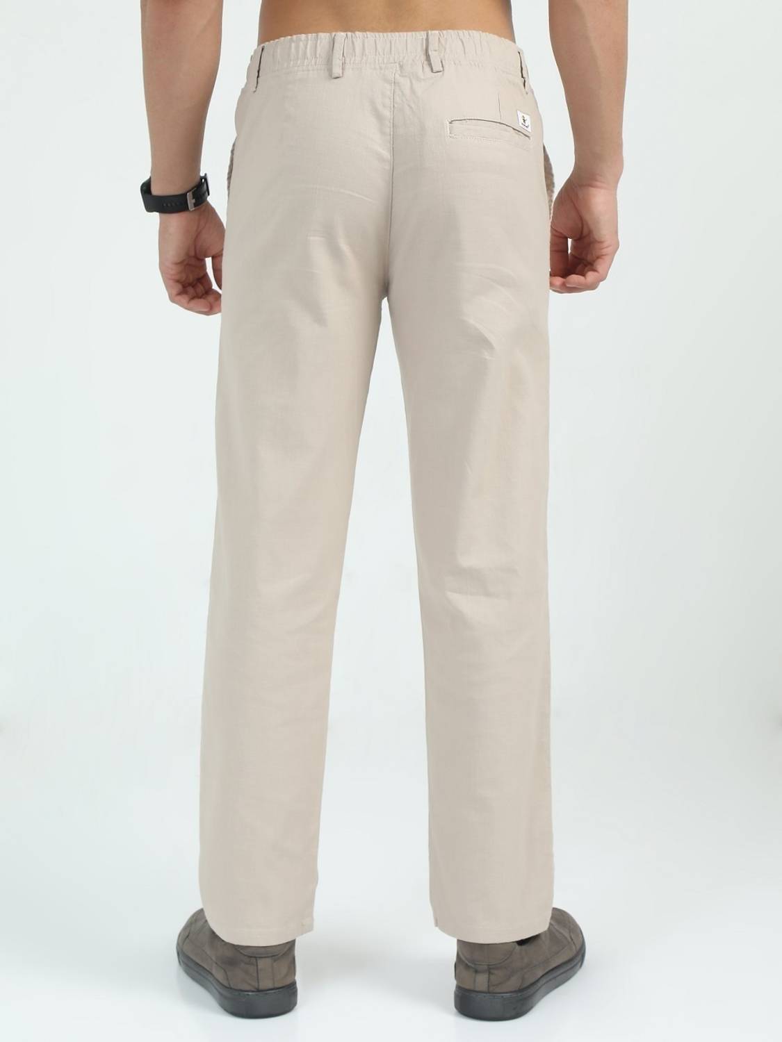 Bellaciao Men Cream Trousers - Image 2