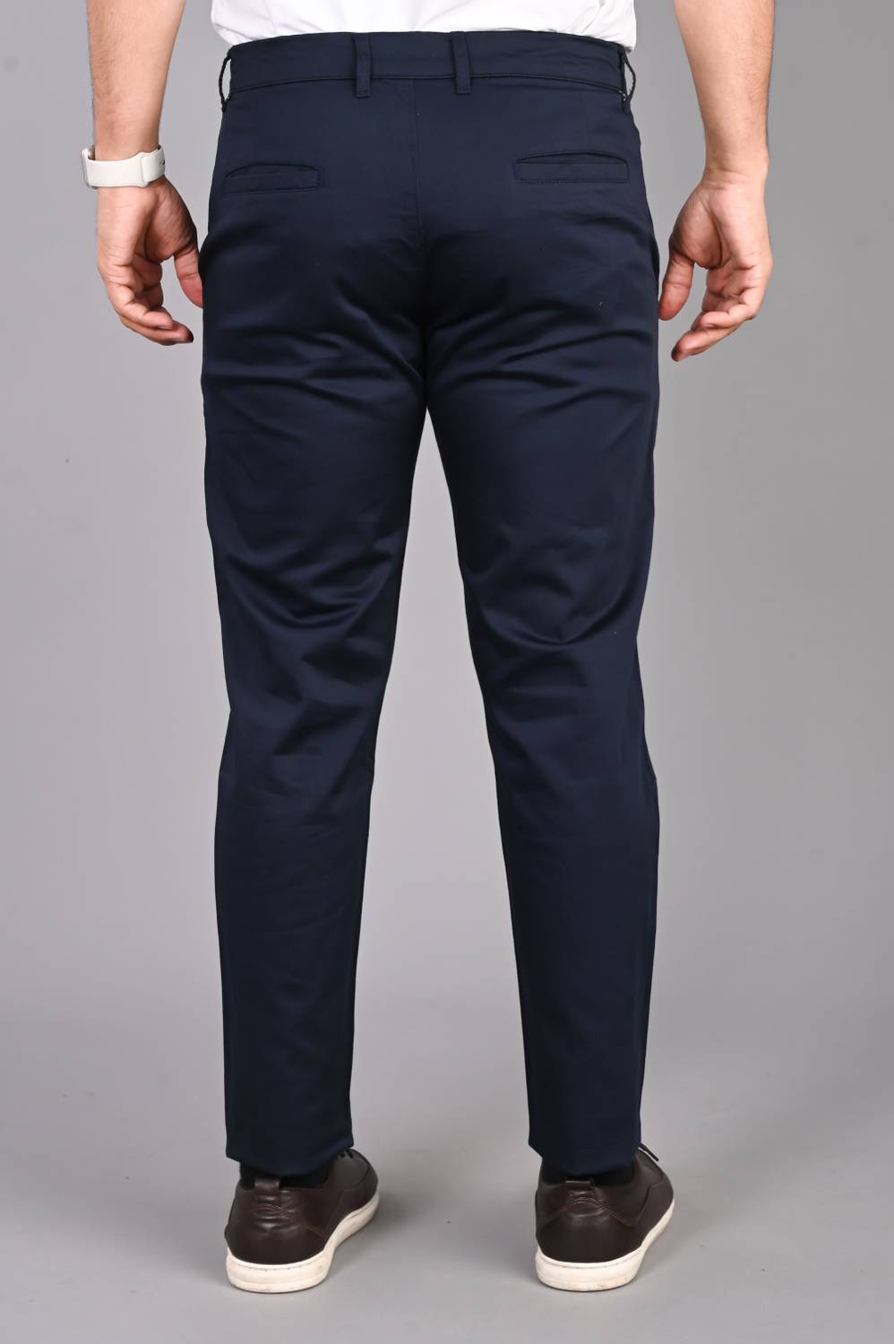 FUBAR Slim Fit Blue Trousers - Image 2