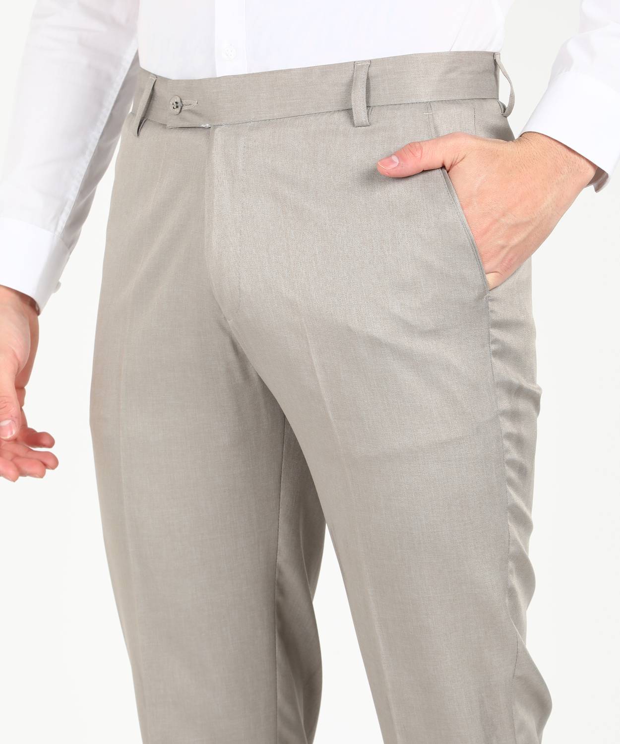 SAM & JACK Relaxed Men Grey Trousers - Image 5