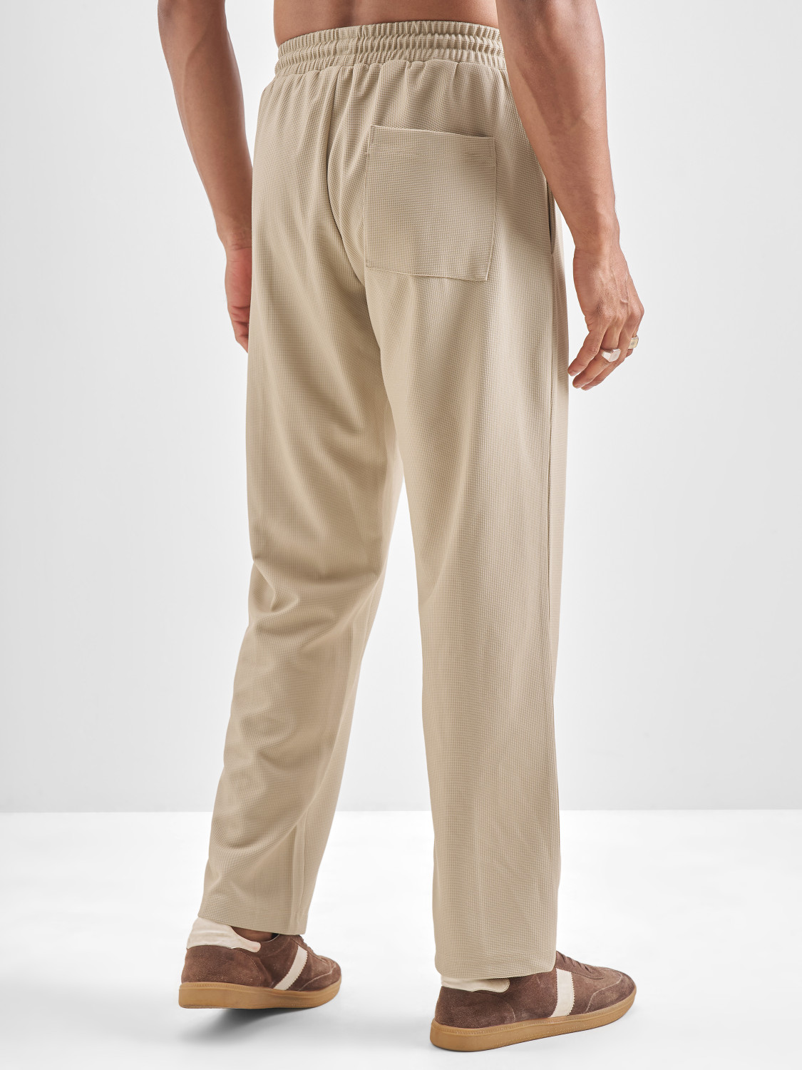 Image of HIGHLANDER Relaxed Men Beige Trousers