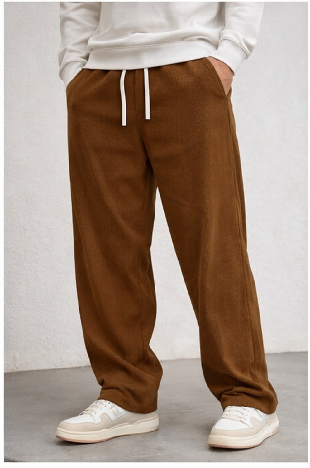 Image of Fabflee Relaxed Men Multicolor Trousers