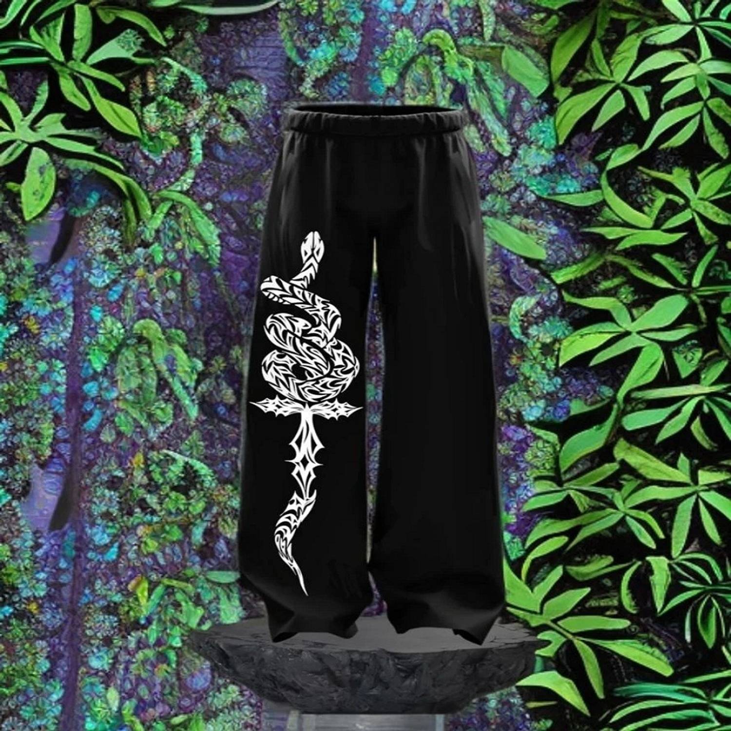 glitsy Regular Fit Men Black Trousers