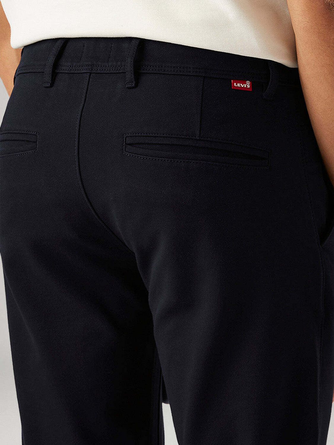 Image of LEVI'S Slim Fit Men Black Trousers