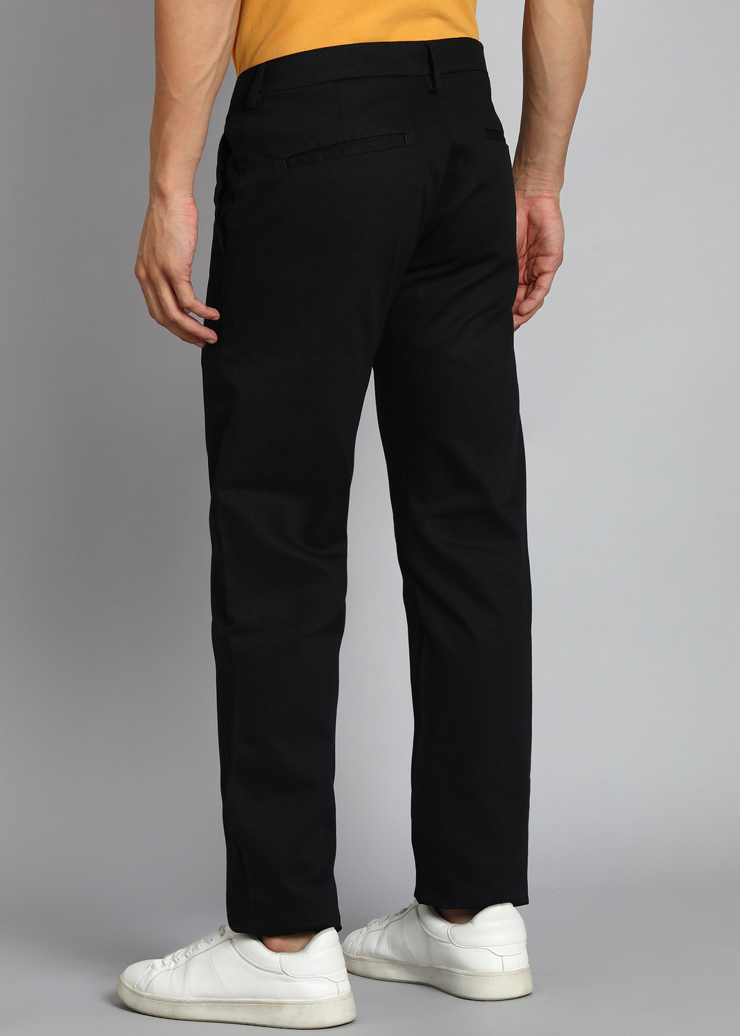 Image of Allen Solly Regular Fit Men Blue Trousers