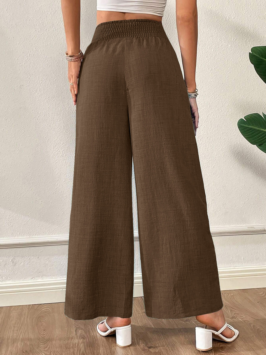 Image of METRONAUT Loose Fit Women Brown Trousers