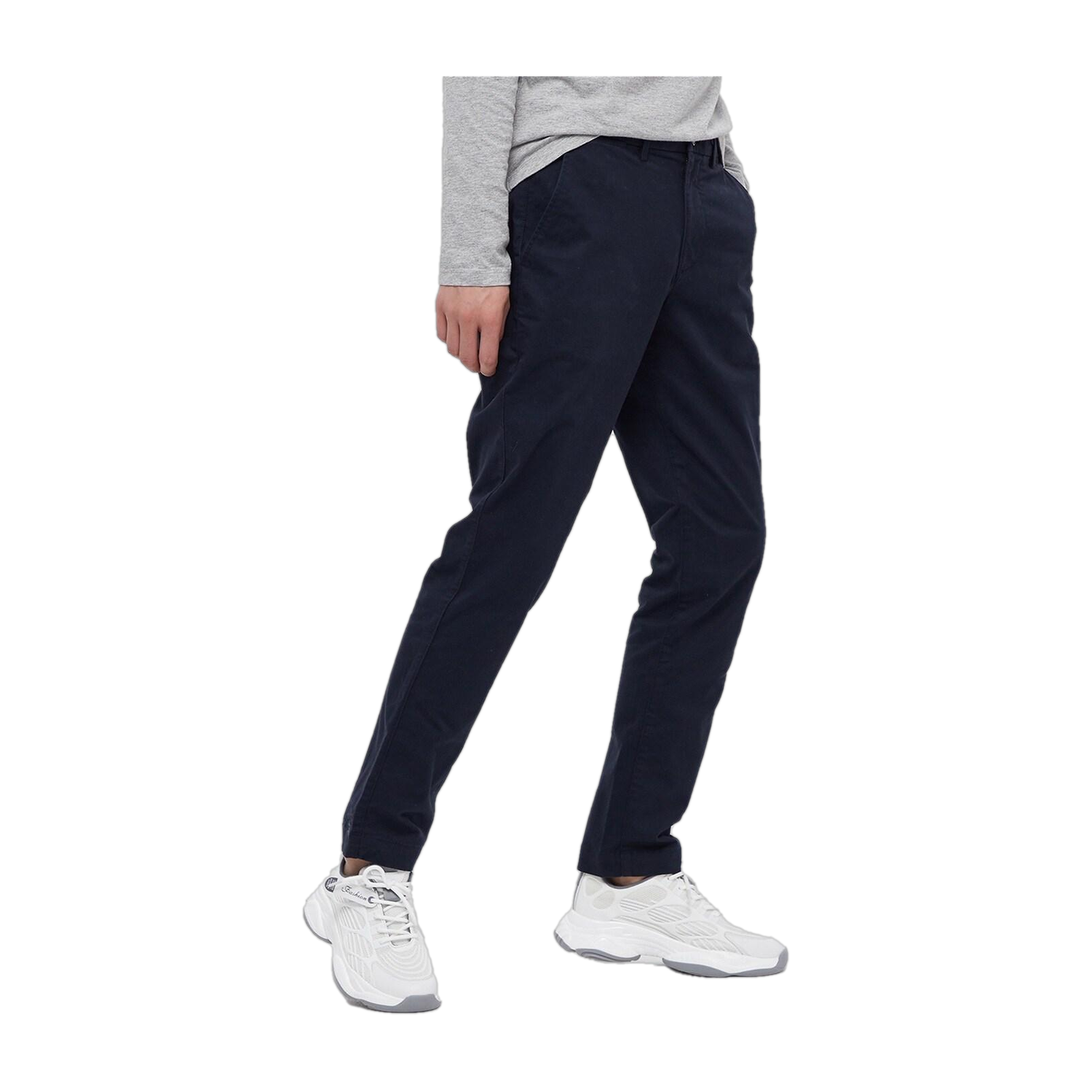 Image of GAP Slim Fit Men Blue Trousers