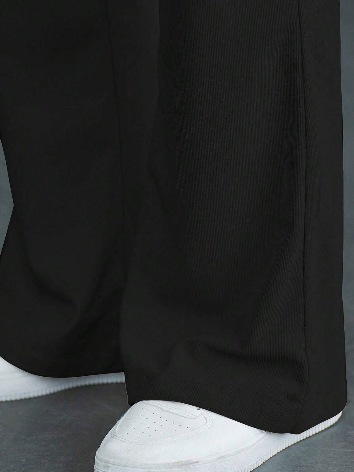 Plus91 Loose Fit Black Trousers - Image 5