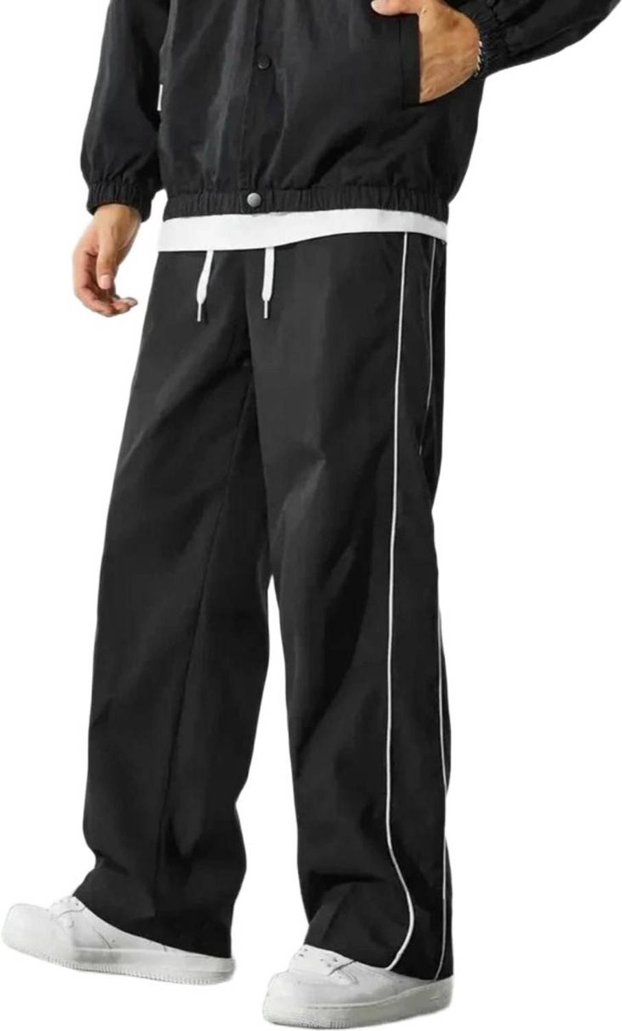 jocker Loose Fit Men Black Trousers - Image 4