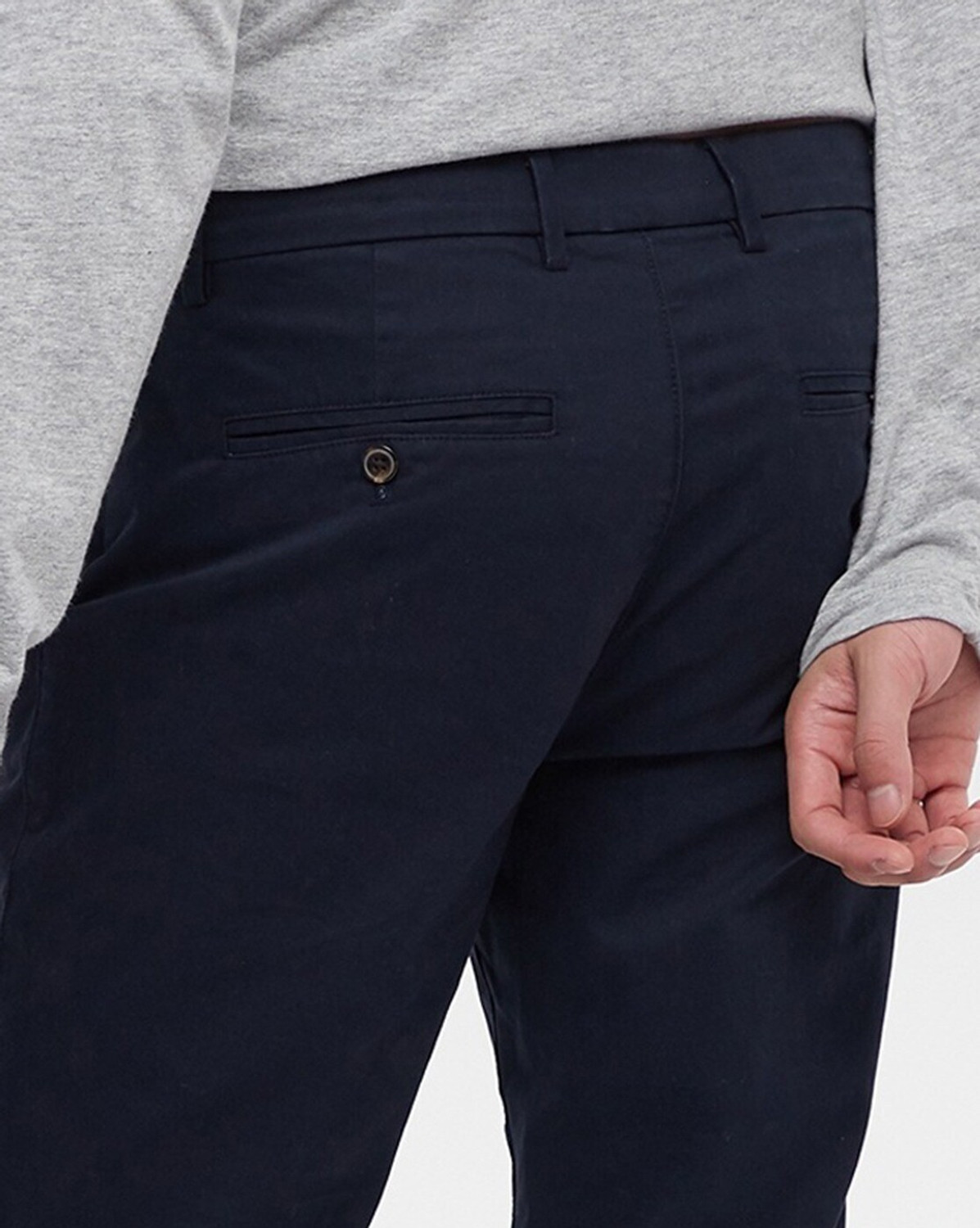 Image of GAP Slim Fit Men Blue Trousers