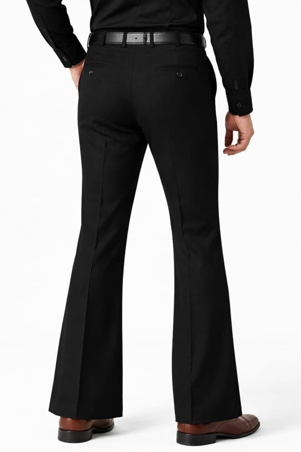 Image of nightscape Relaxed Men Black Trousers
