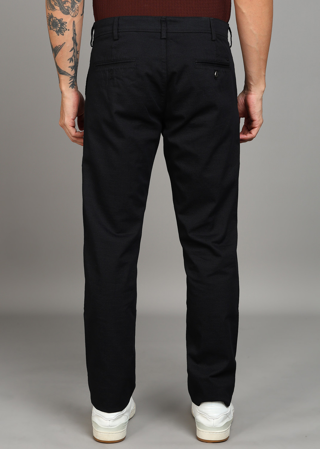 Image of KILLER Slim Fit Men Black Trousers