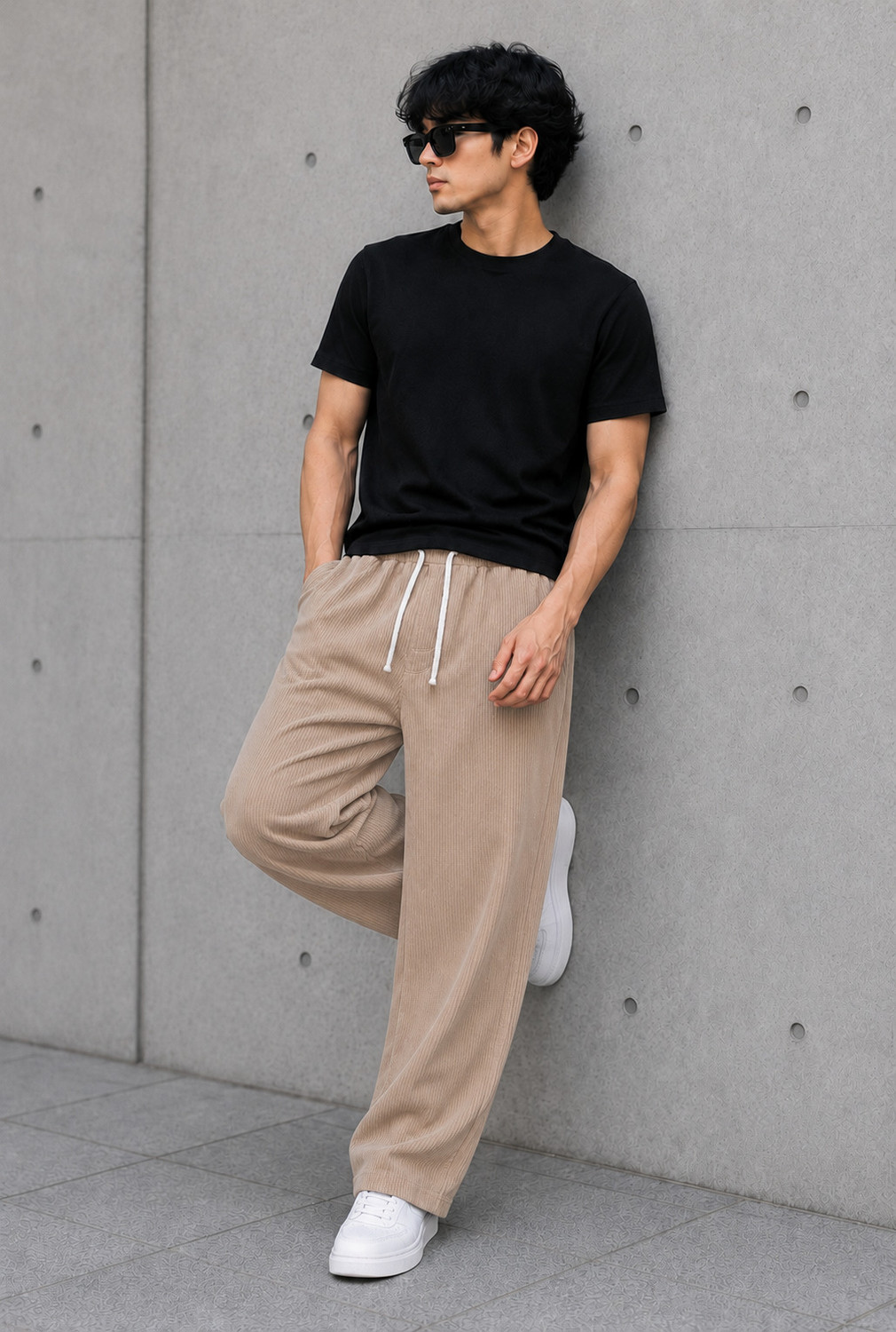 Image of METRONAUT Relaxed Men Multicolor Trousers