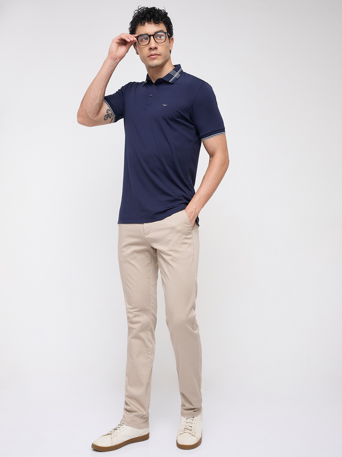 Image of KILLER Slim Fit Men Grey Trousers