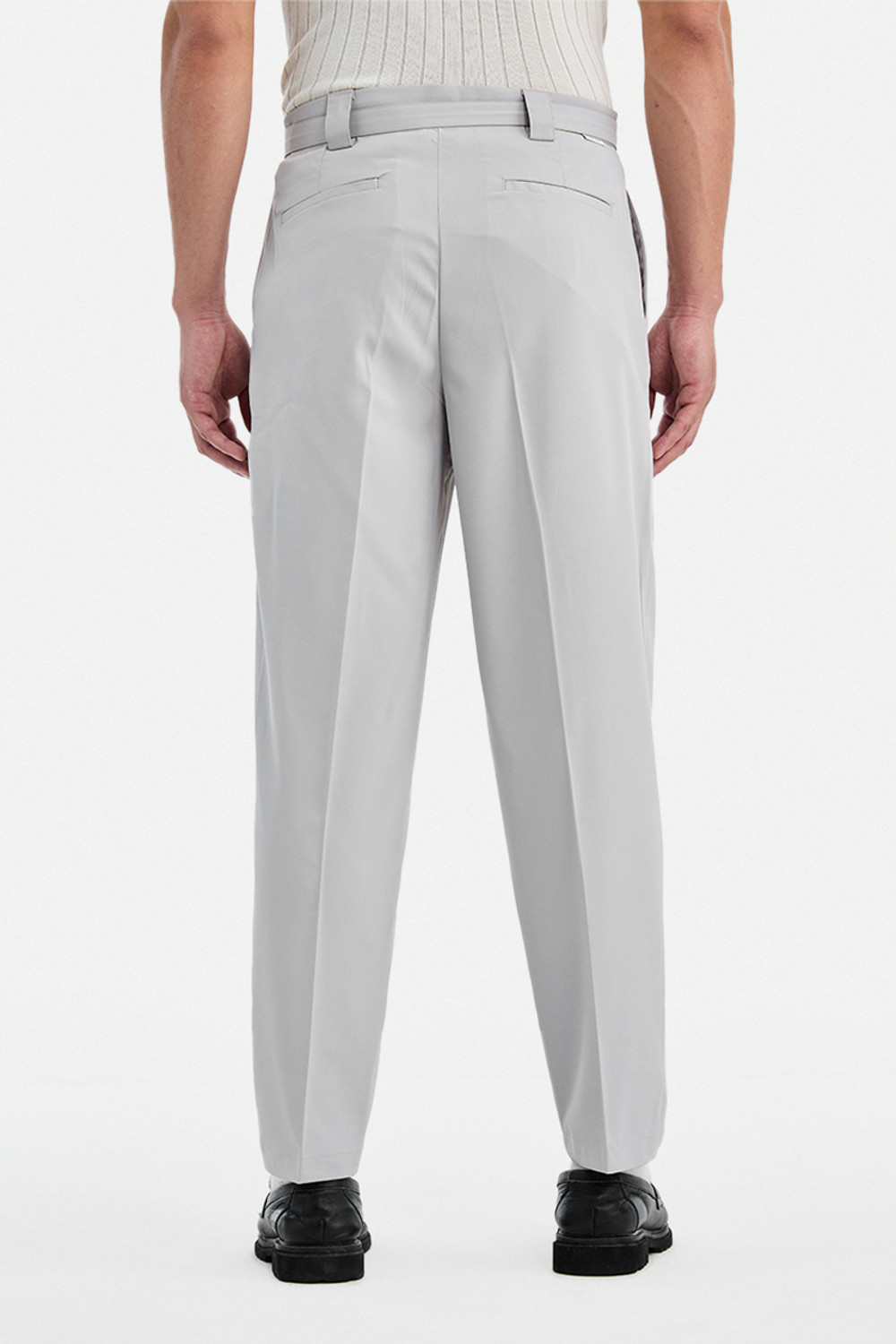 Image of Snitch Relaxed Men Grey Trousers
