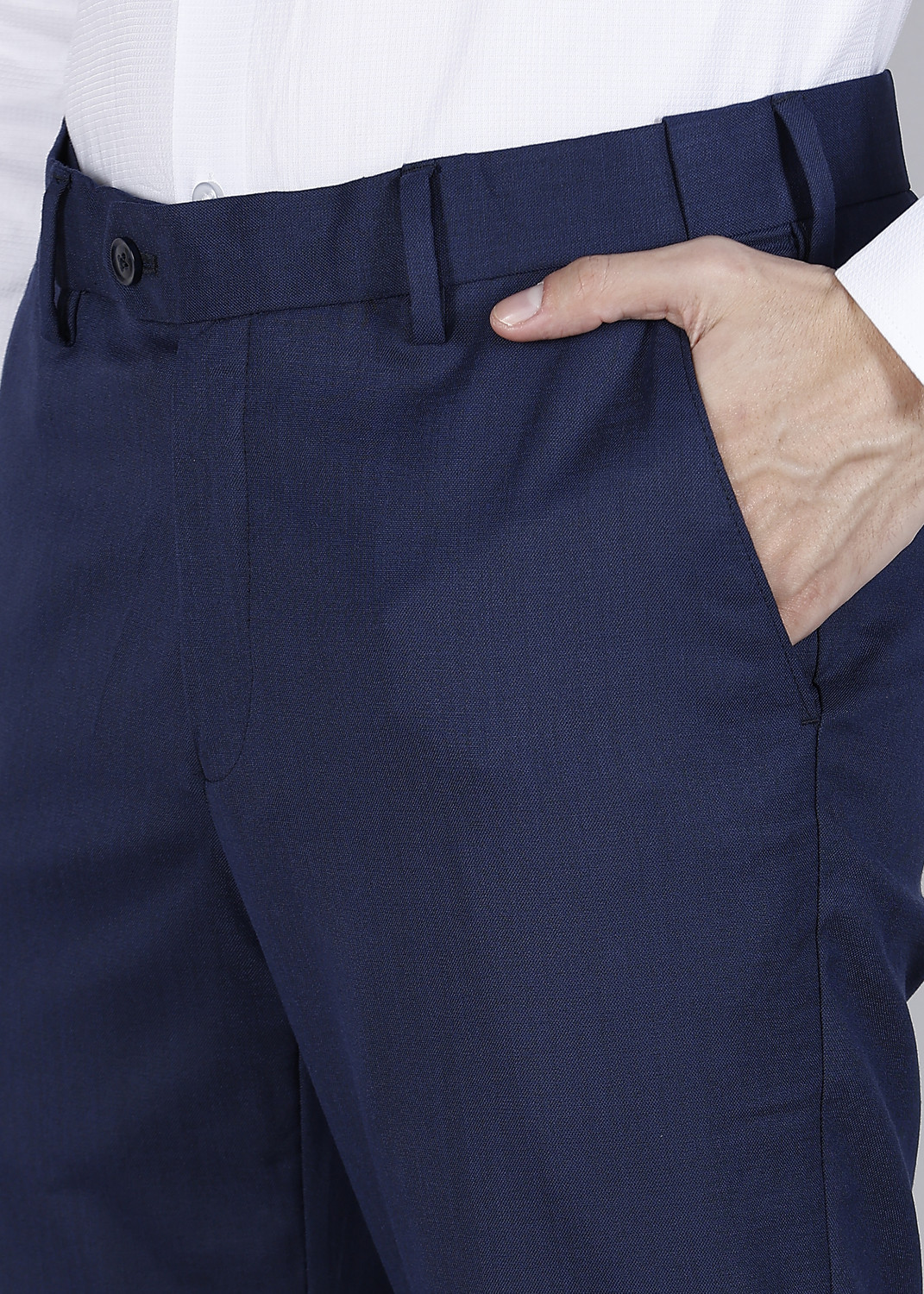 Image of PETER ENGLAND Slim Fit Men Multicolor Trousers