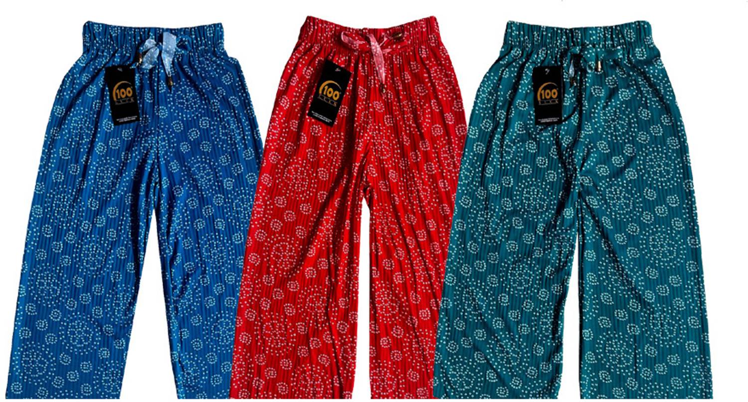 100LUCK Loose Fit Girls Multicolor Trousers