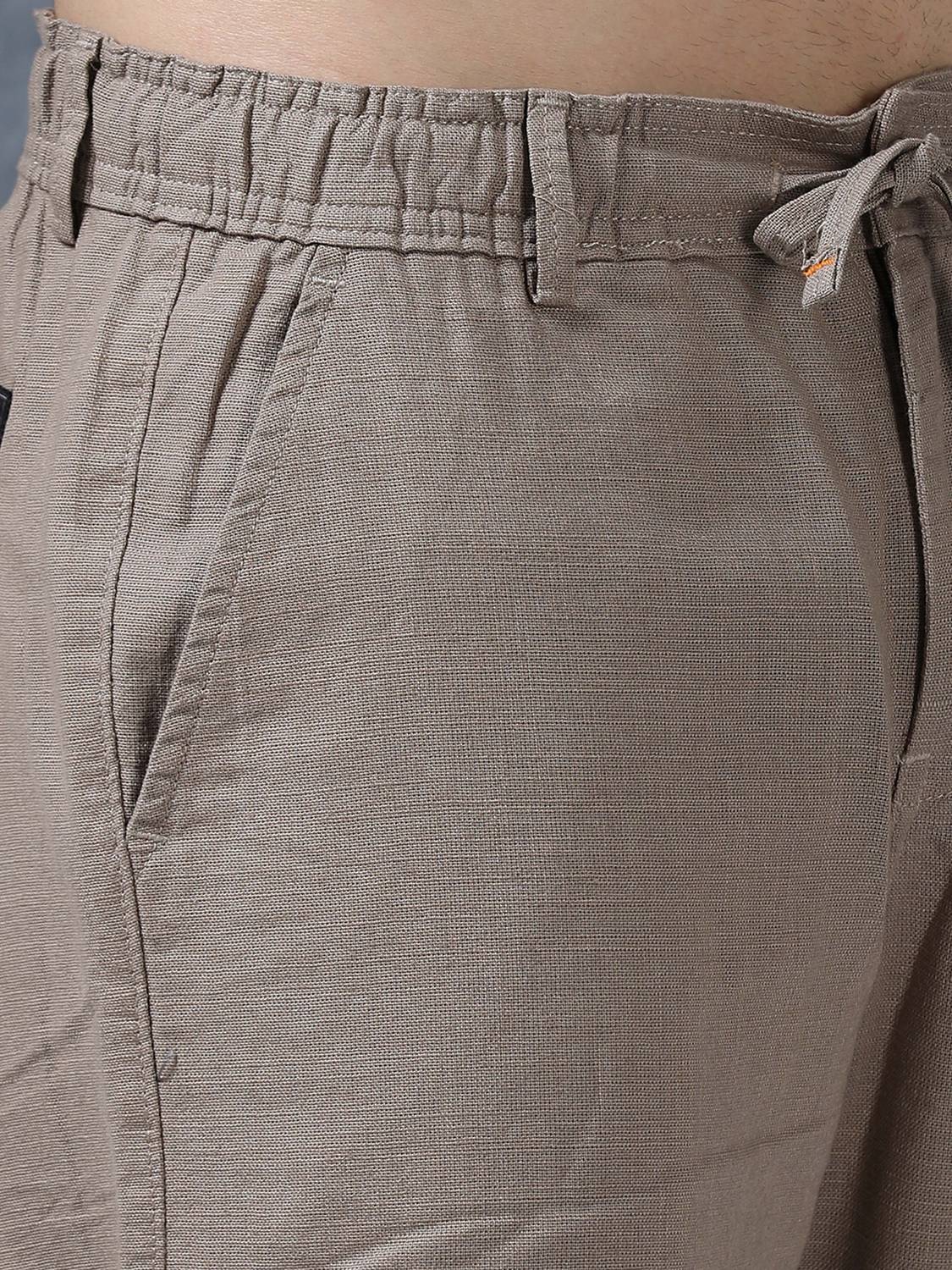 Roadster Men Brown Relaxed Trousers - Image 4