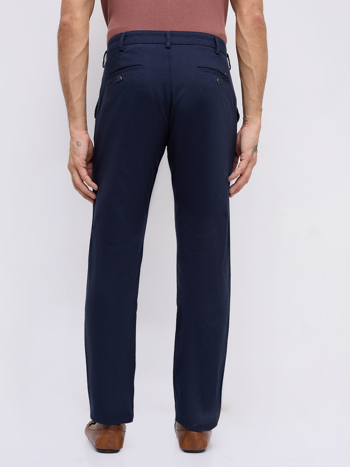 Image of KILLER Slim Fit Men Dark Blue Trousers