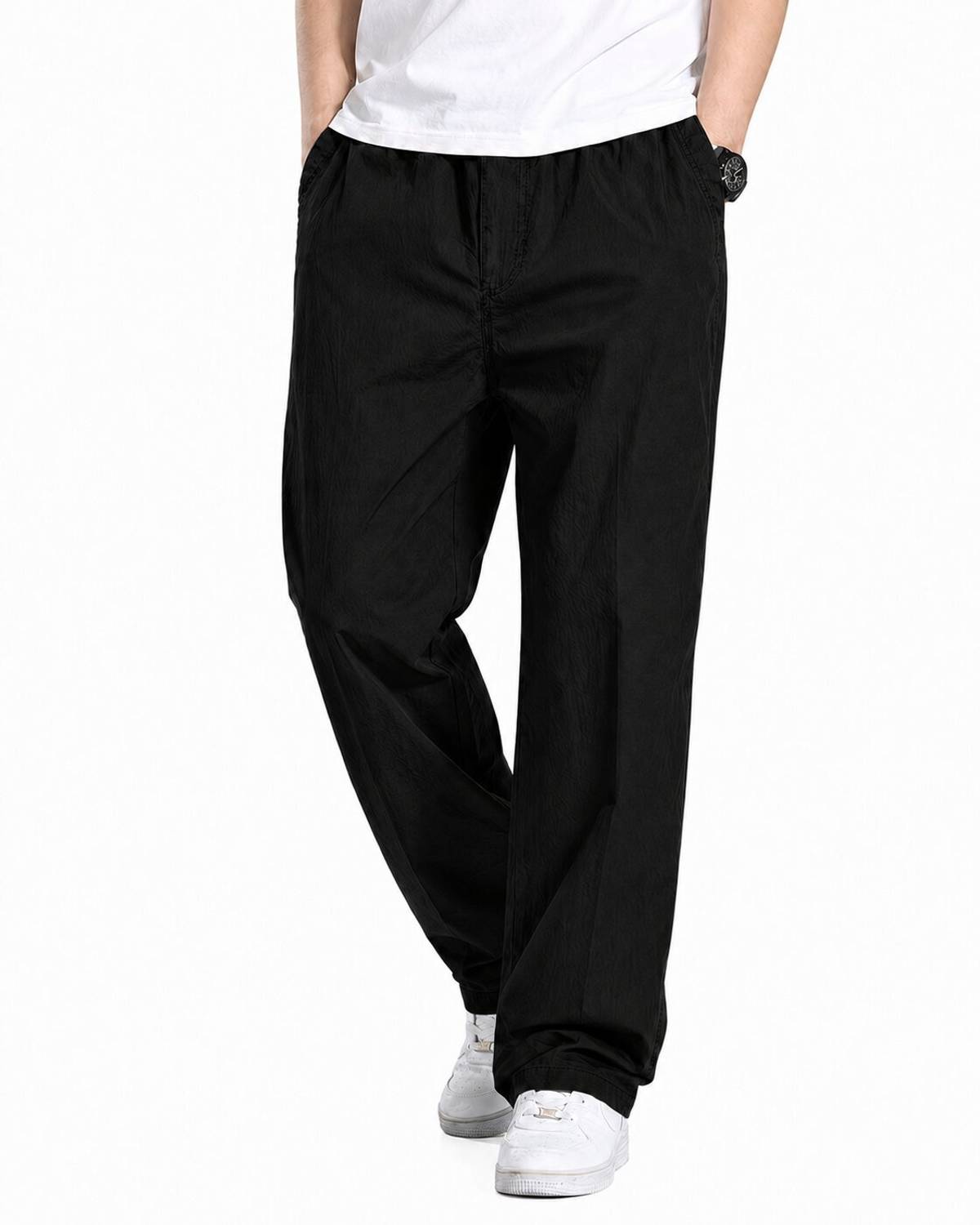 sti Regular Fit Black Men Trousers - Image 4