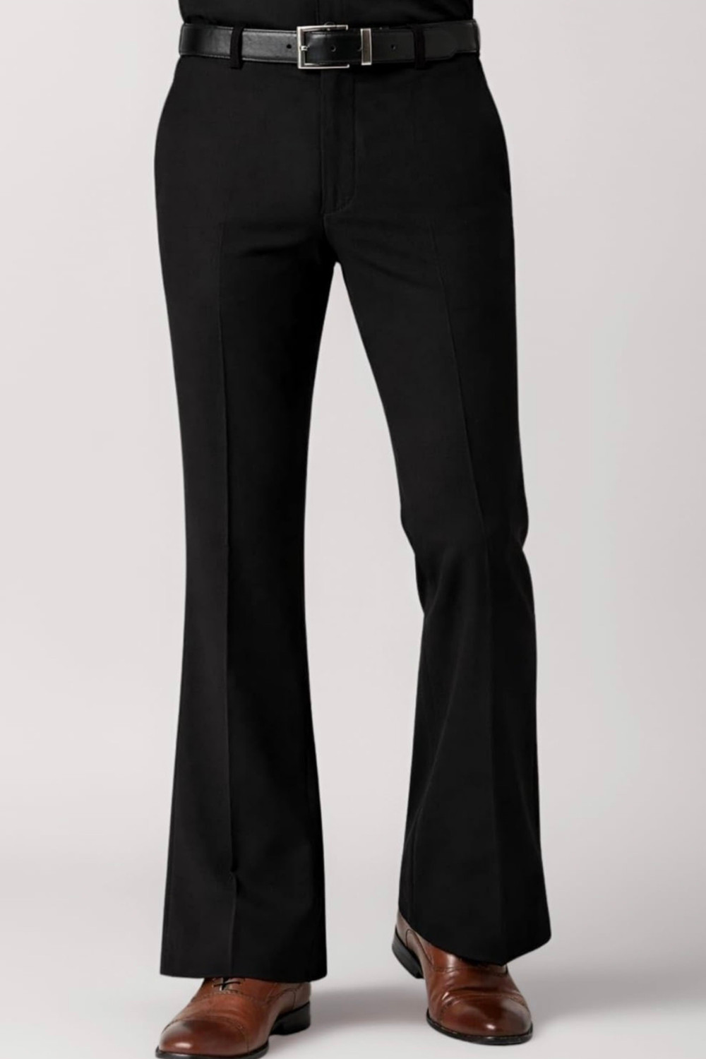 Image of nightscape Relaxed Men Black Trousers