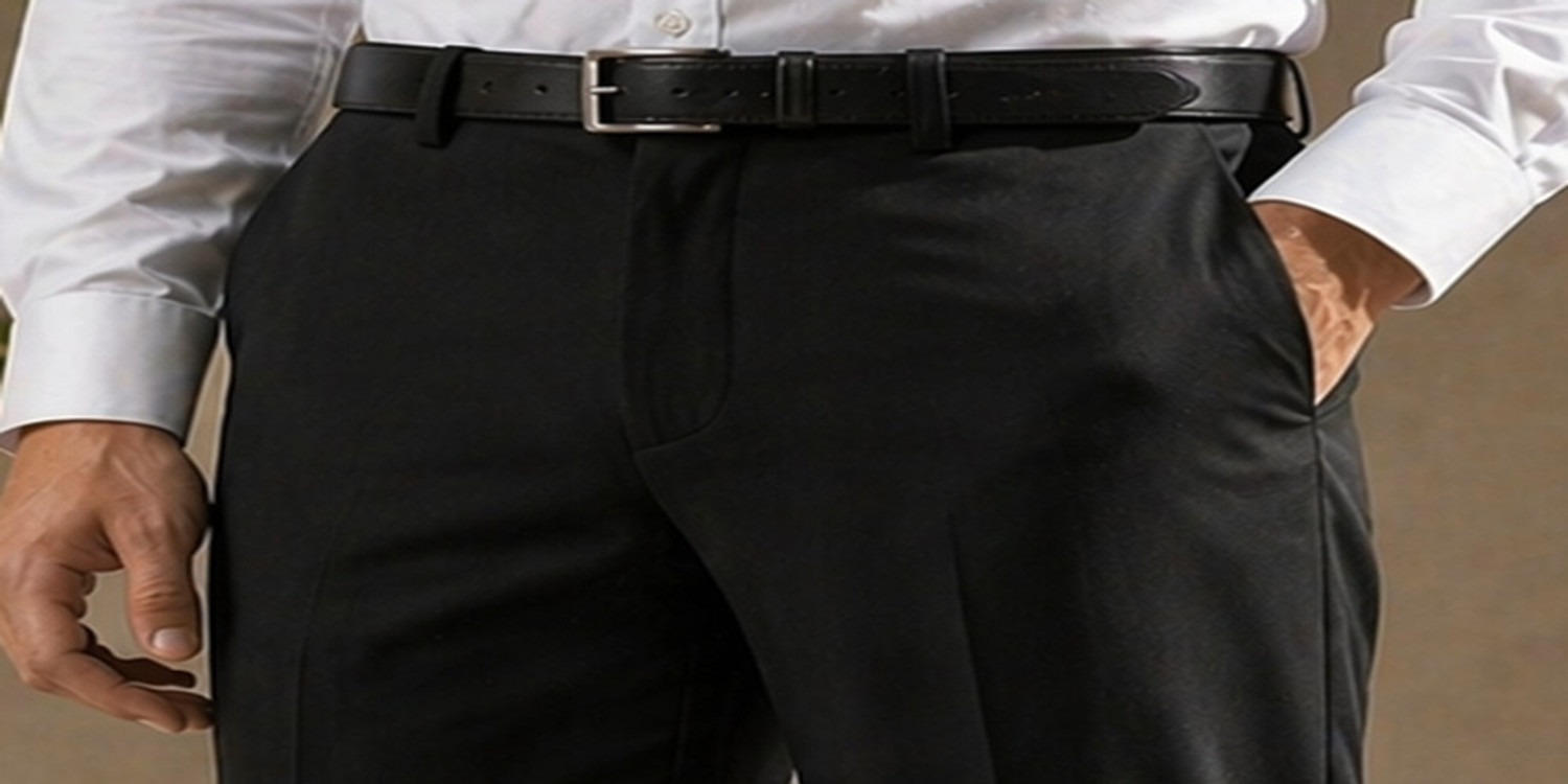 Image of METRONAUT Regular Fit Men Black Trousers