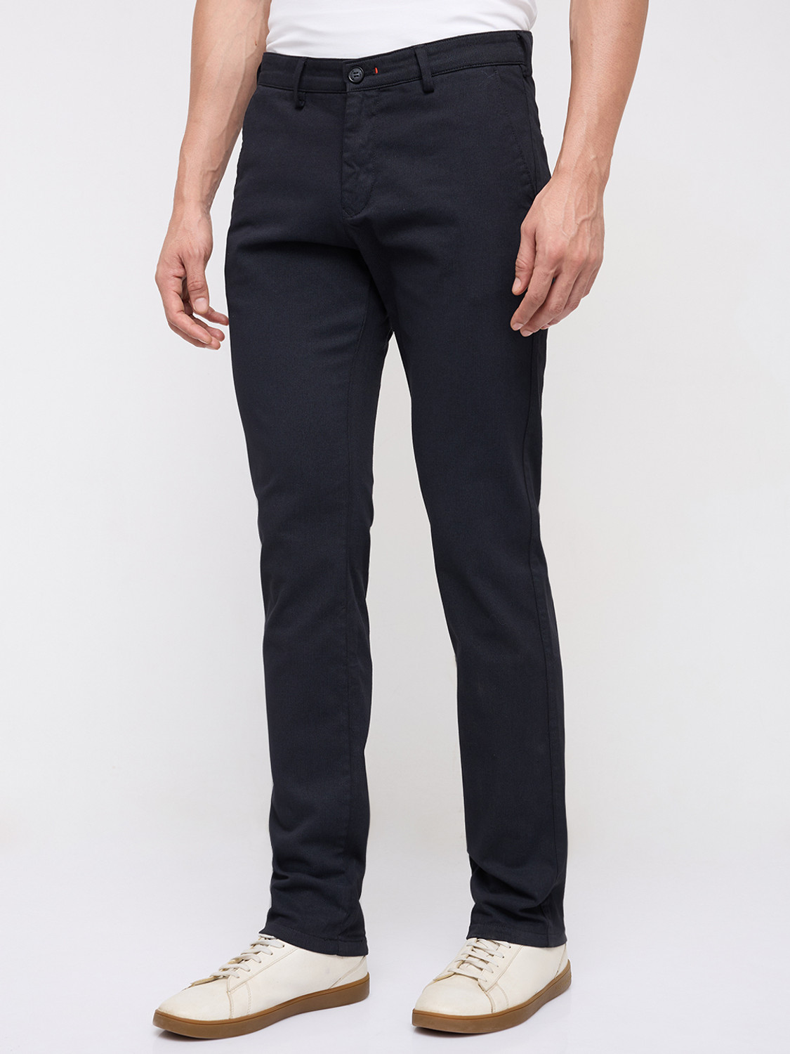 Image of KILLER Slim Fit Men Black Trousers