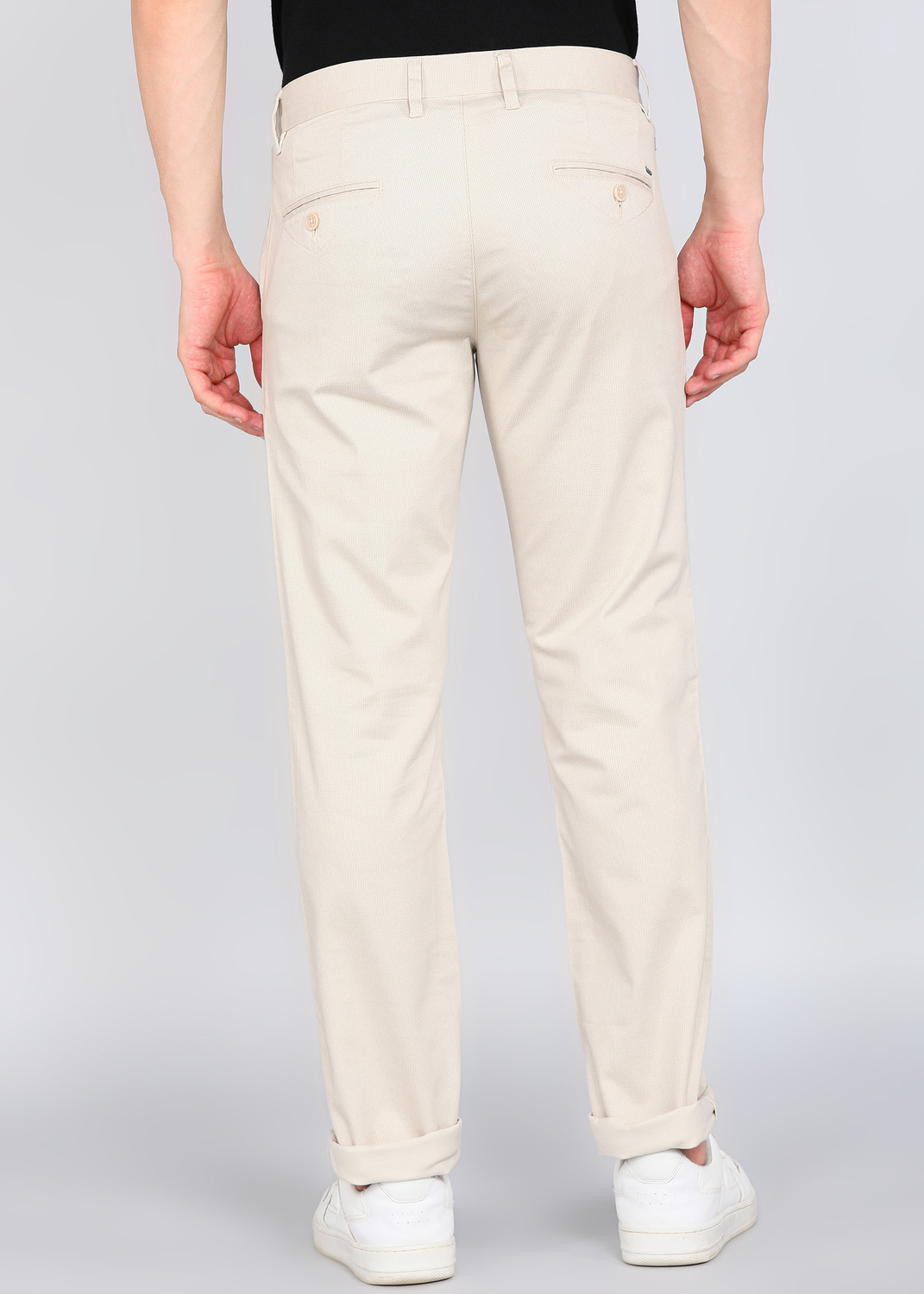 Image of PARX Tapered Men Brown Trousers