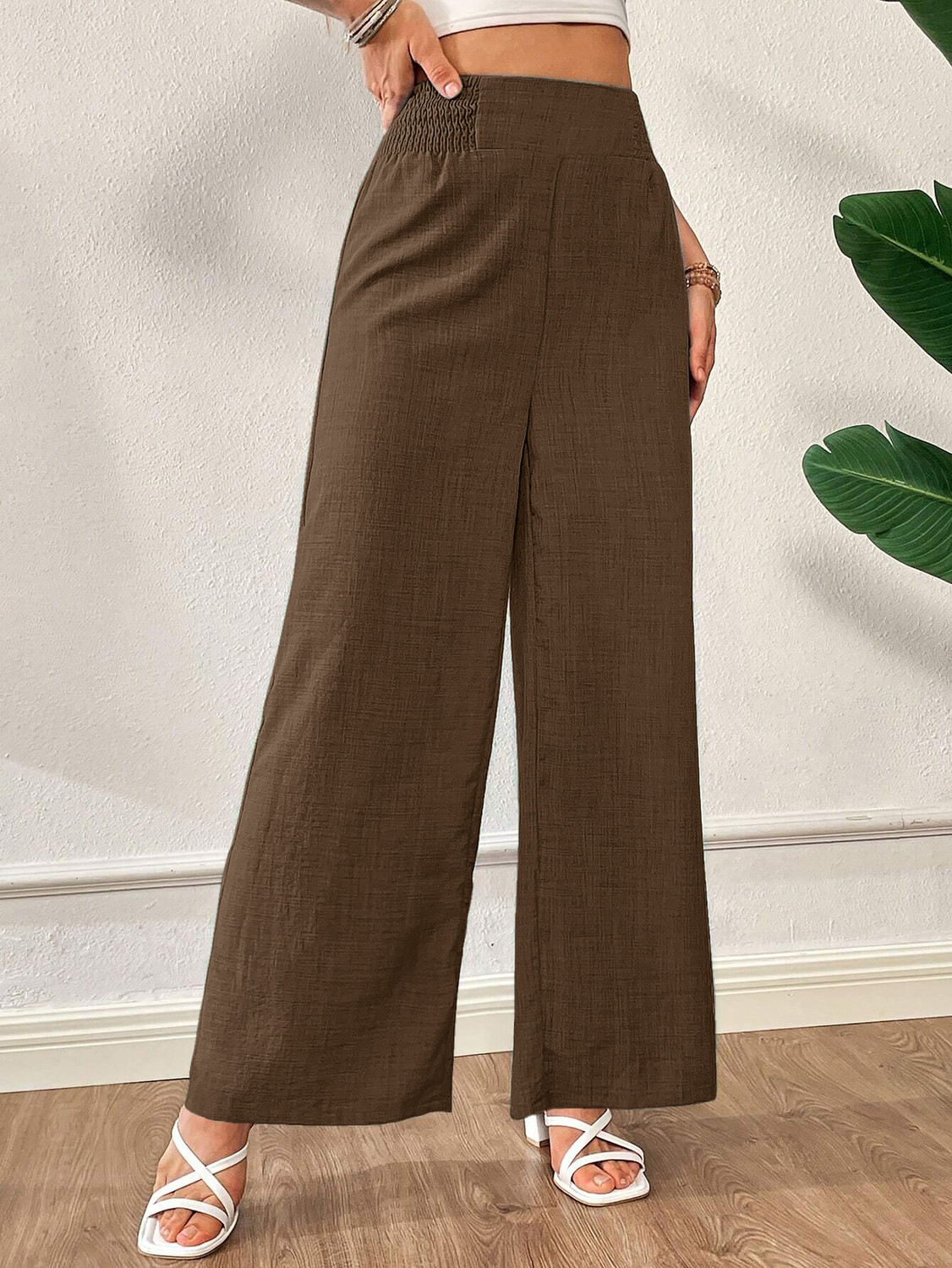 Image of METRONAUT Loose Fit Women Brown Trousers
